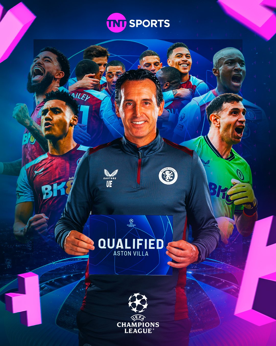 Aston Villa will play Champions League