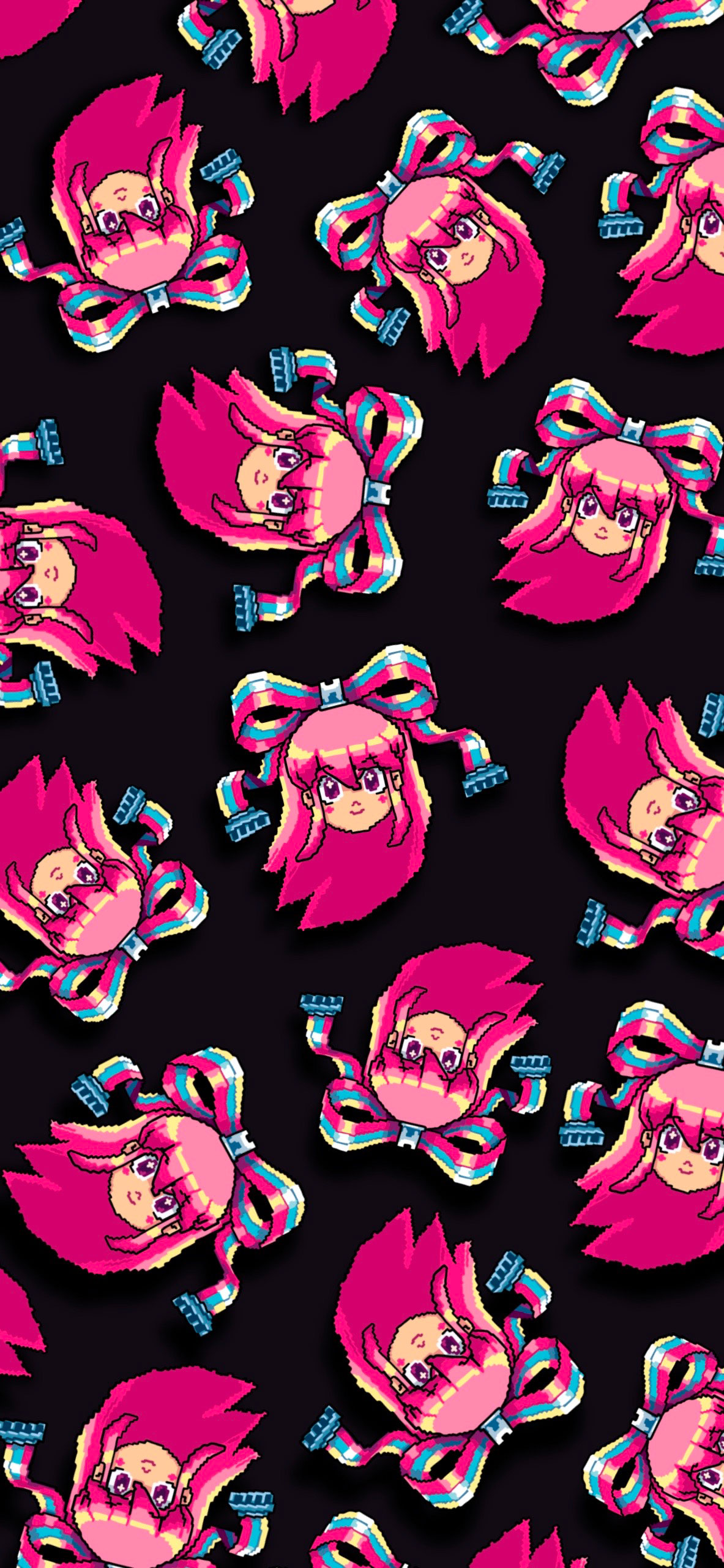 Gravity Falls GIFfany Black Wallpaper