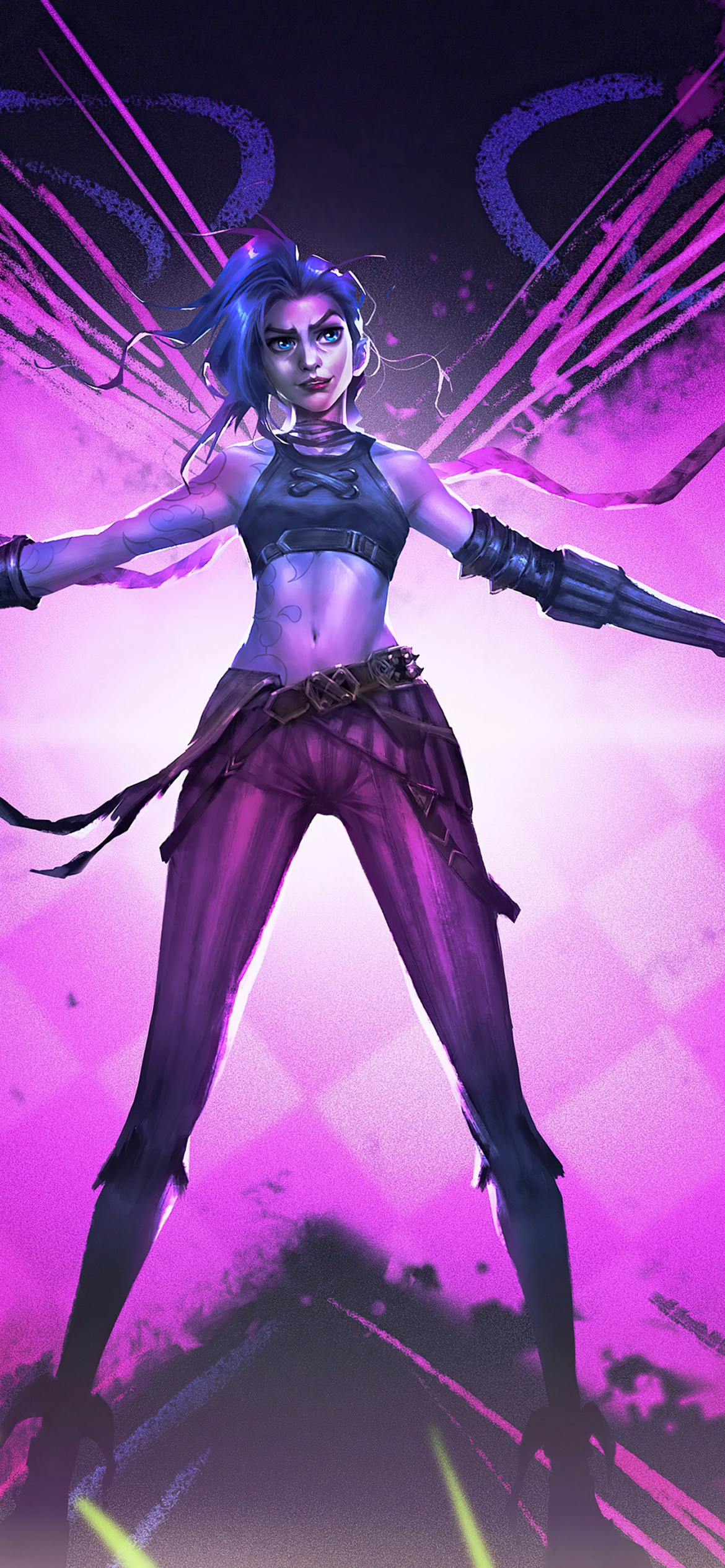 Arcane Wallpaper 4K, 5K, Jinx, League