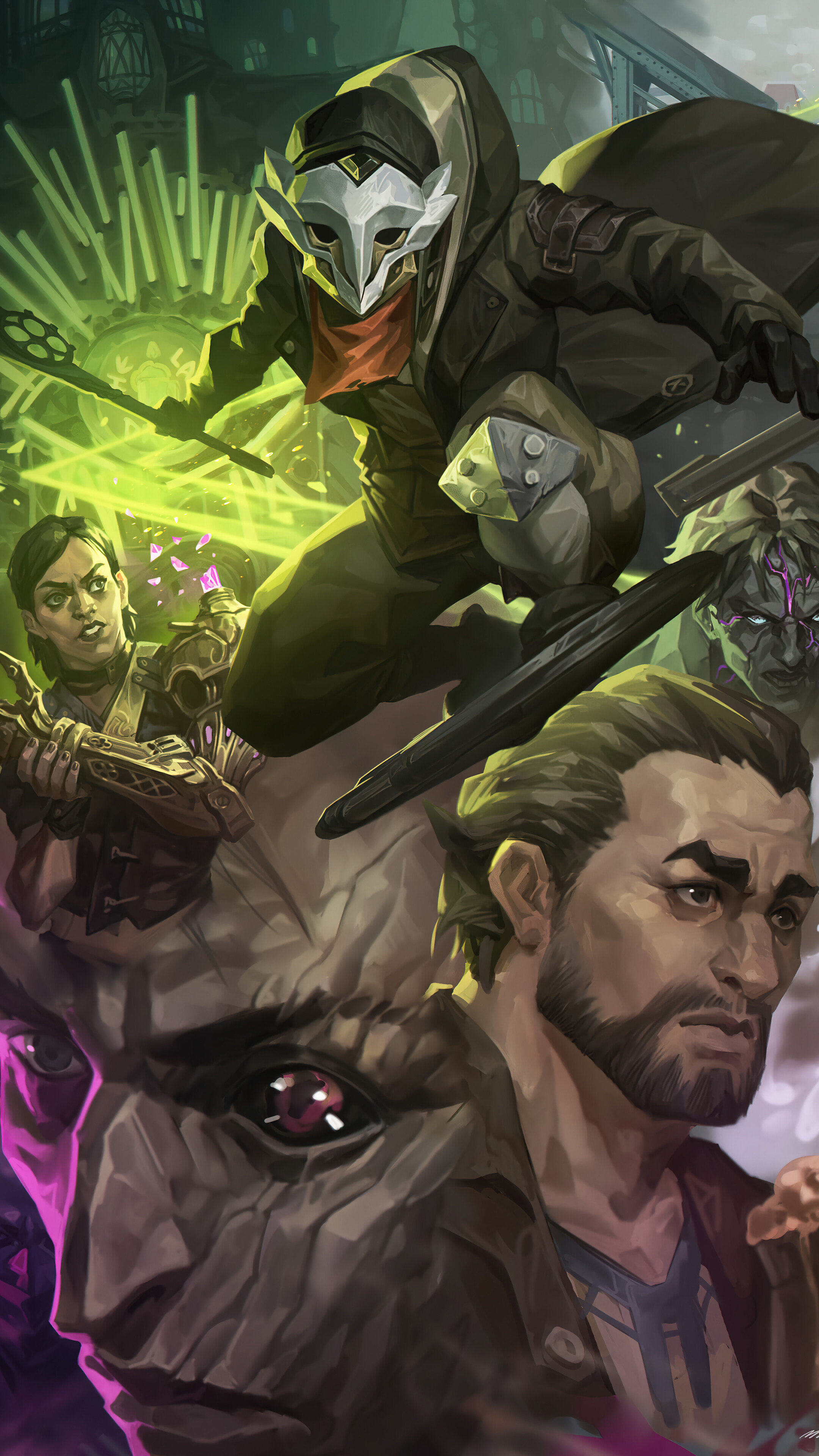 Arcane Ekko Firelight Wallpaper iPhone