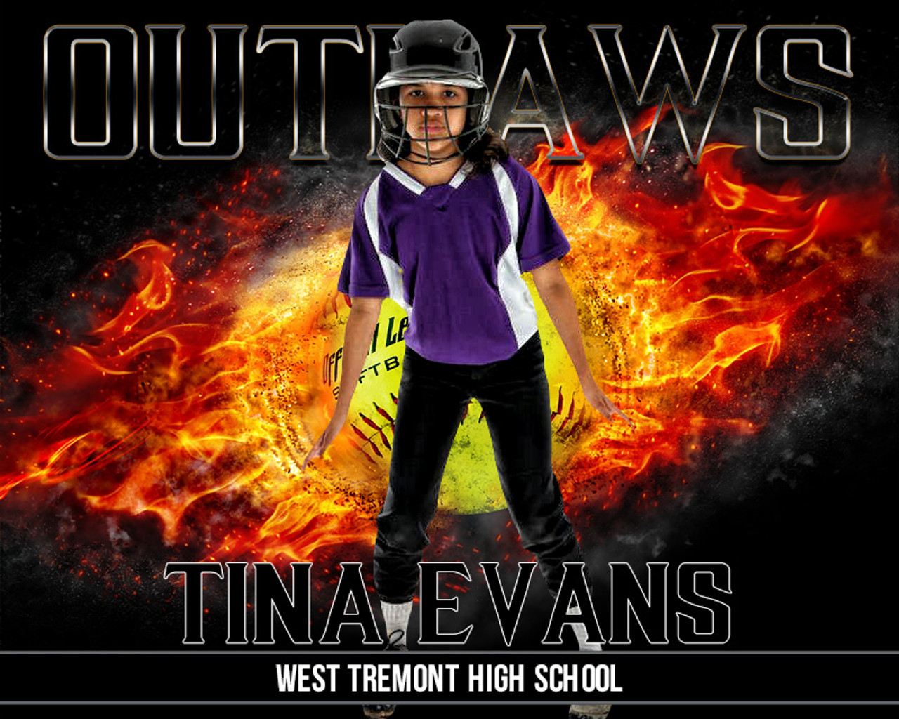 Softball Poster Photo