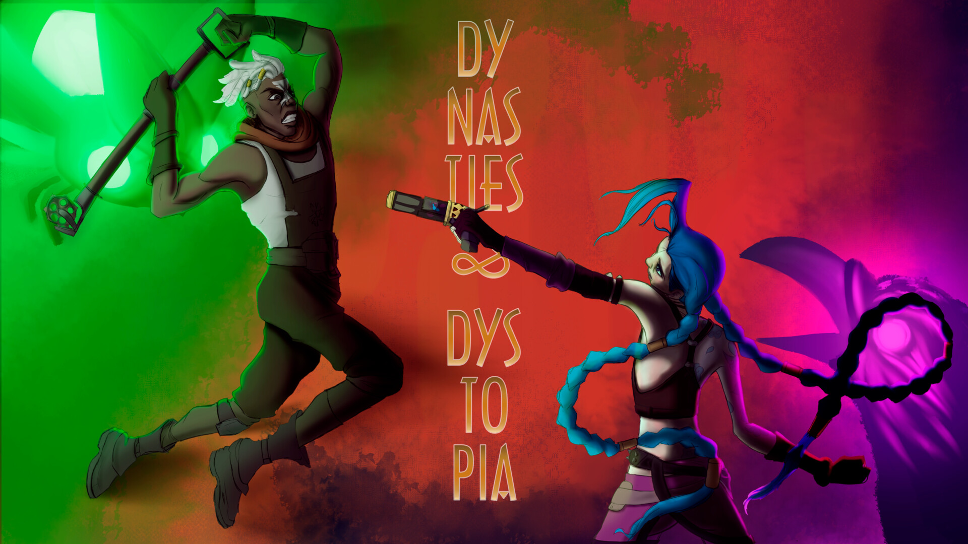 Ekko And Jinx Wallpapers - Wallpaper Cave