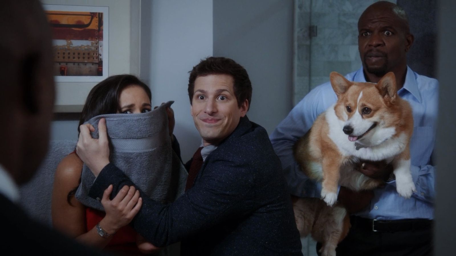 Terry Crews, Andy Samberg, Jake Peralta