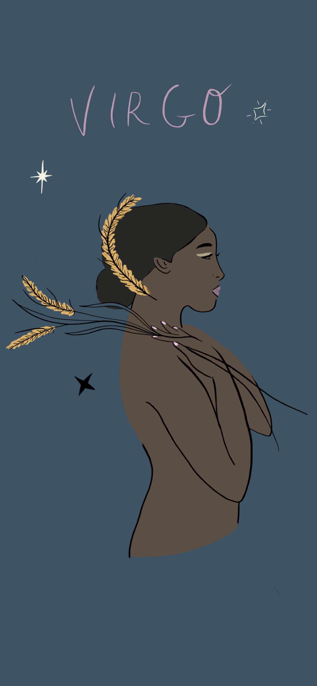 Virgo Zodiac Sign Wallpaper