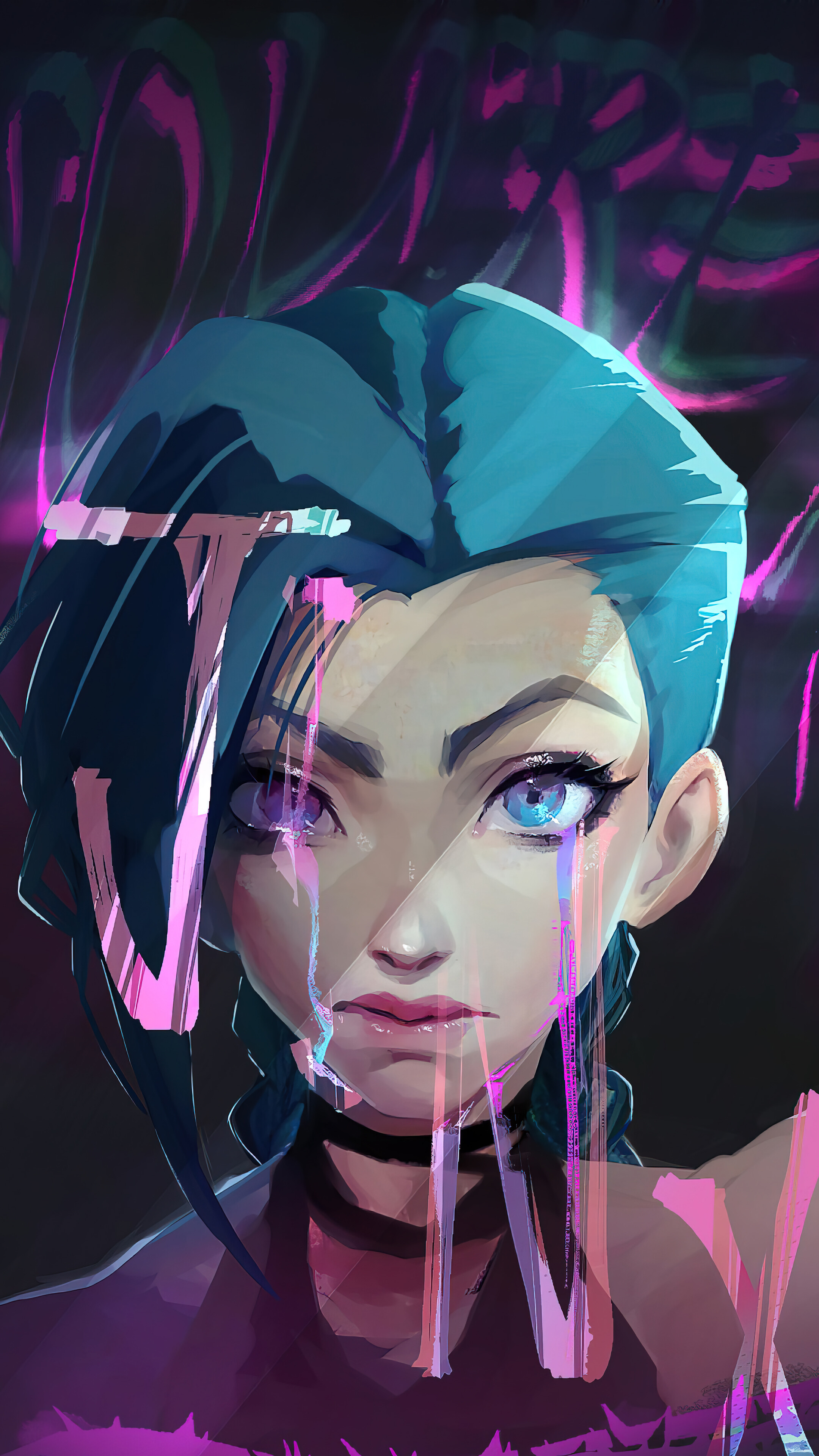 Arcane Jinx Netflix Series Wallpaper