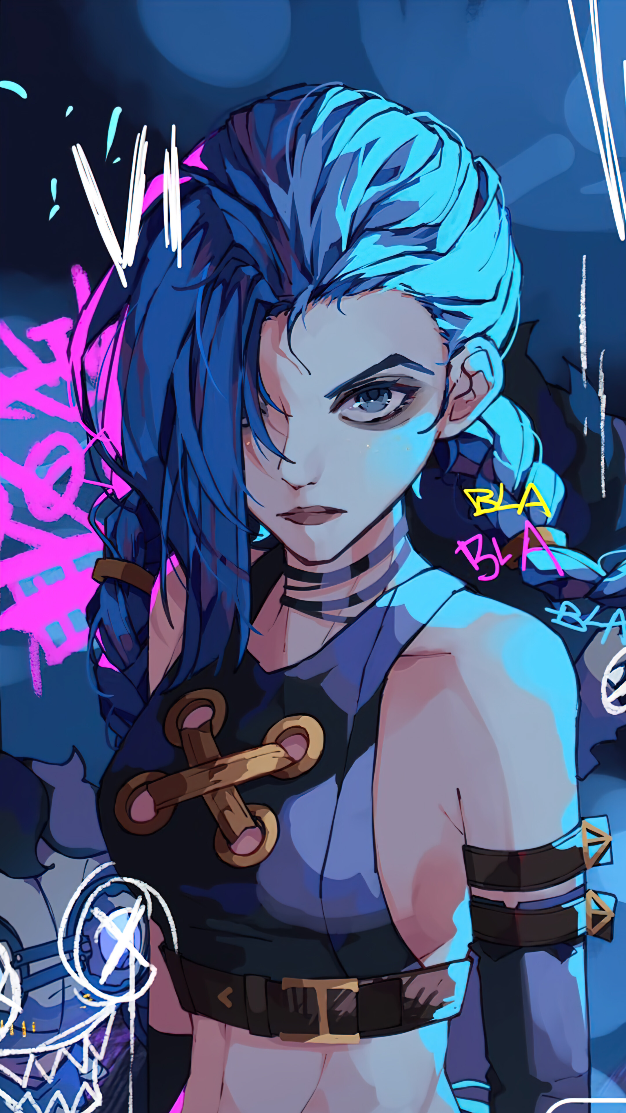 Jinx Arcane Wallpaper 4K PC Desktop e