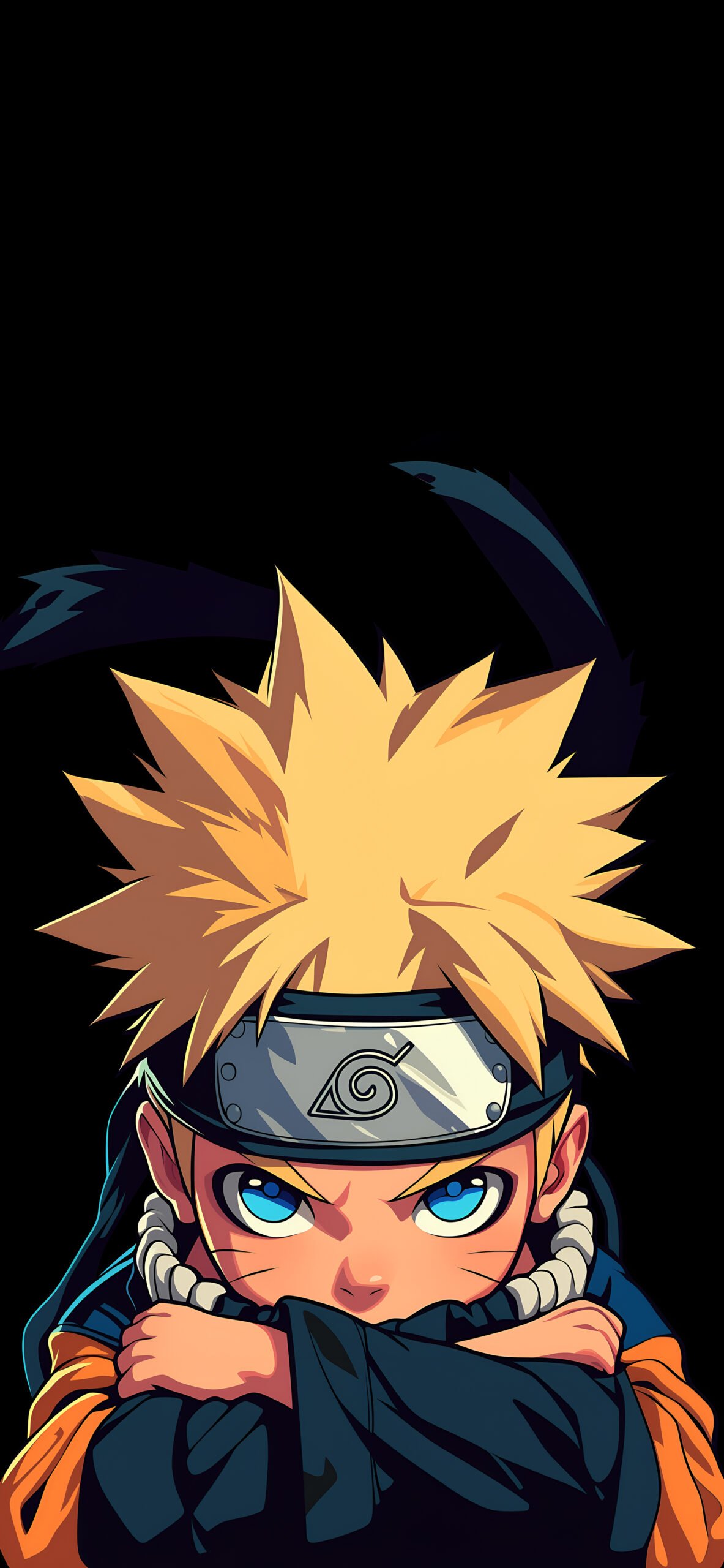 Naruto Black Background Wallpaper