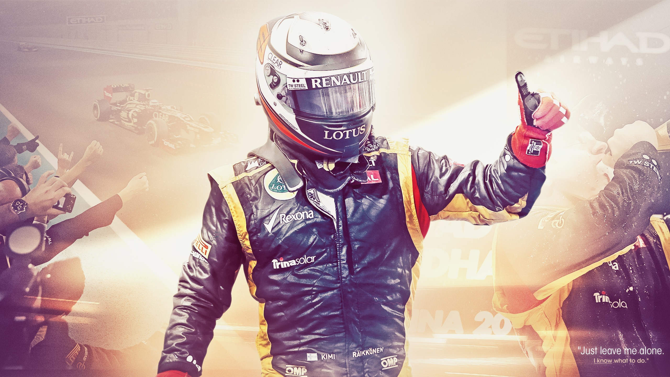 Wallpaper Abu Dhabi, racing driver, kimi raikkonen also, Kimi Raikkonen for mobile and desktop, section мужчины, resolution 2560x1440