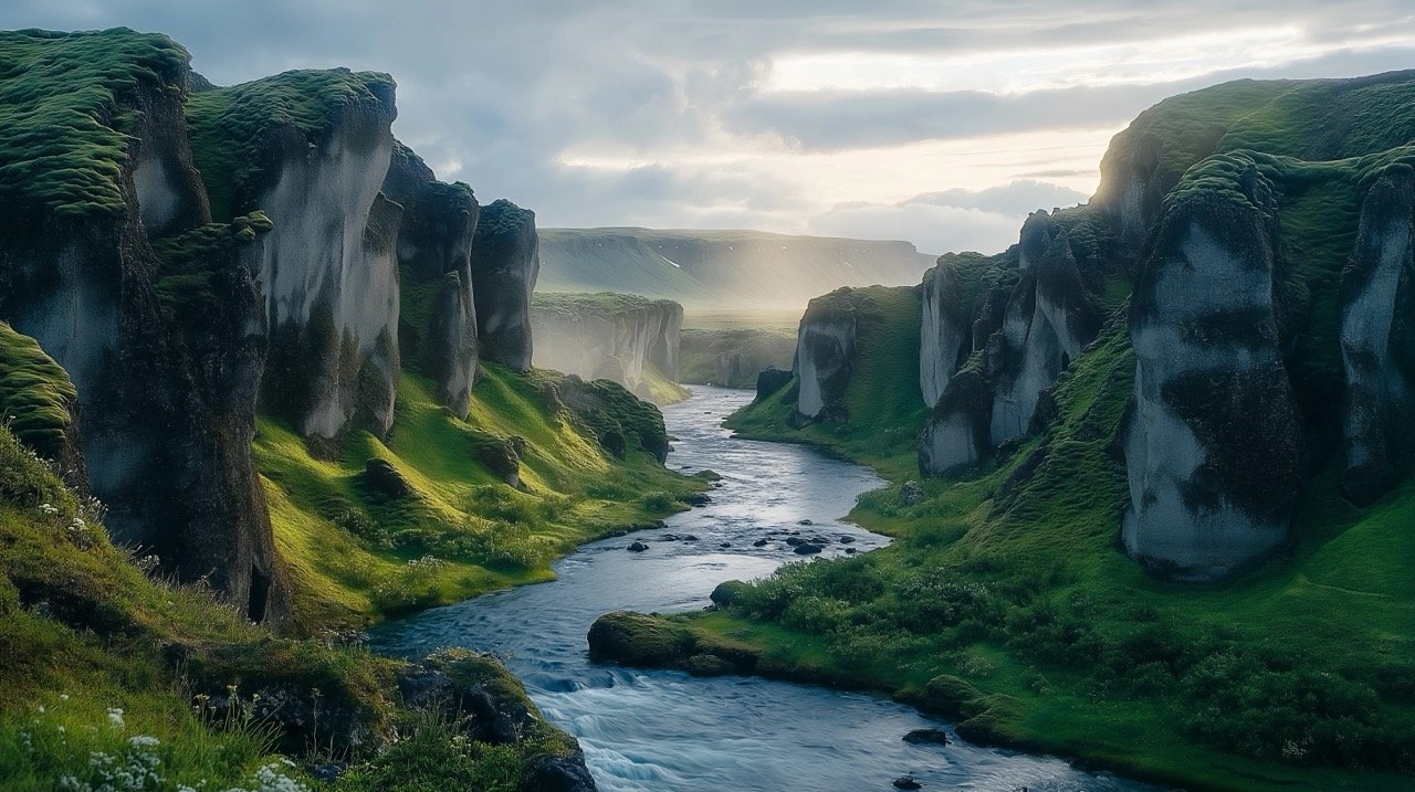 Iceland Nature Landscape Morning