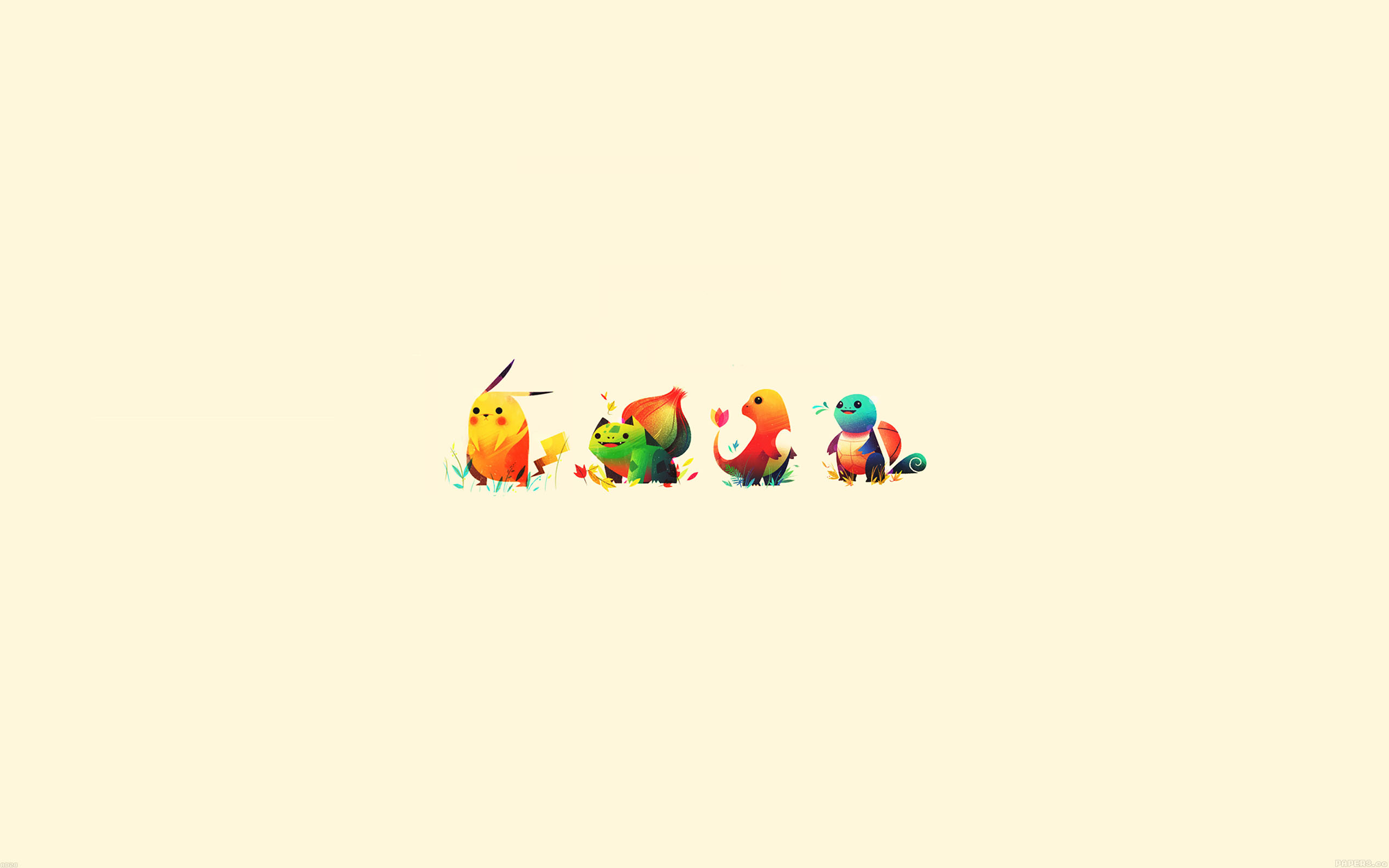 Cute Pokemon Illustration Wallpaper