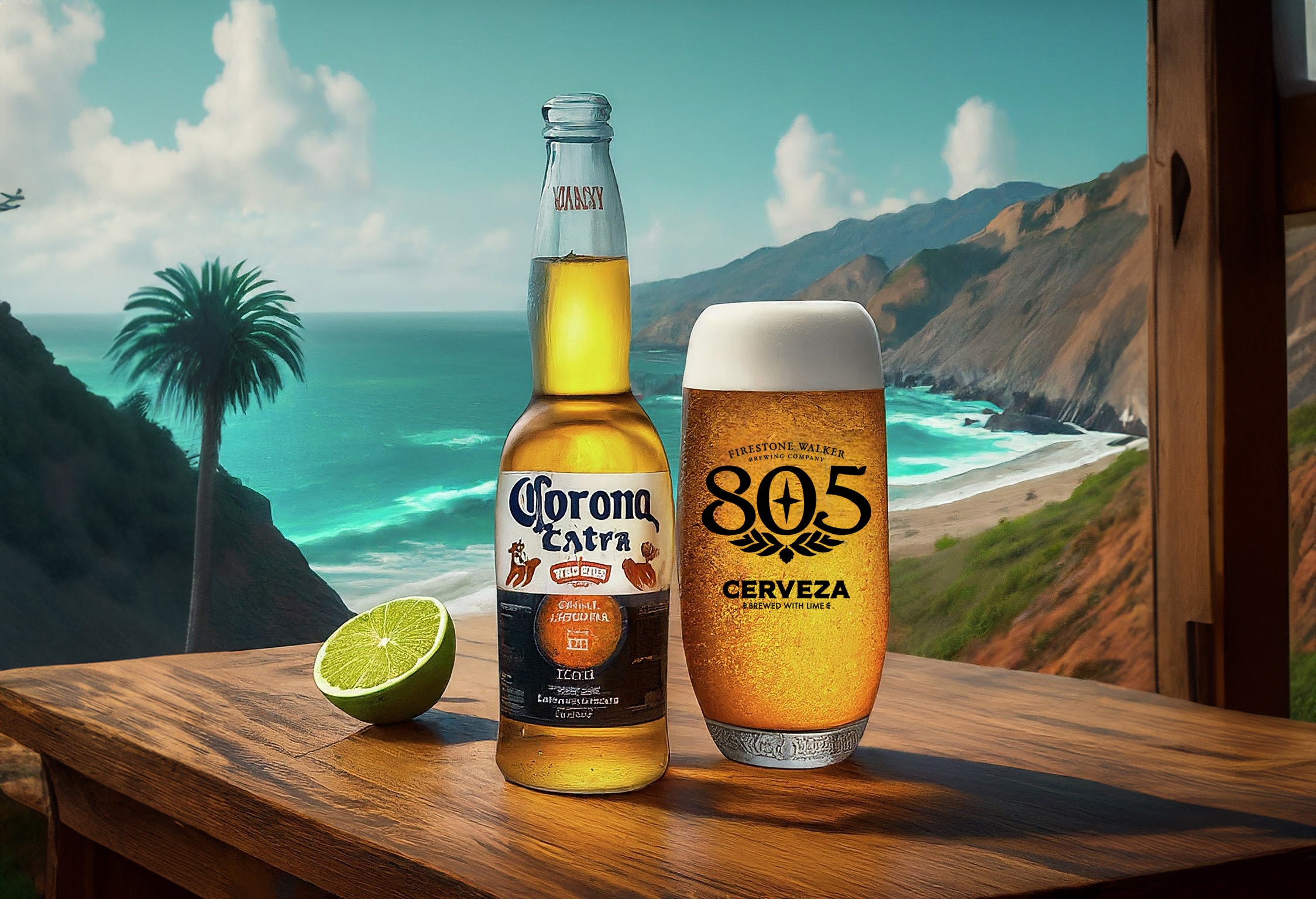 Cerveza Crushes Corona in Every