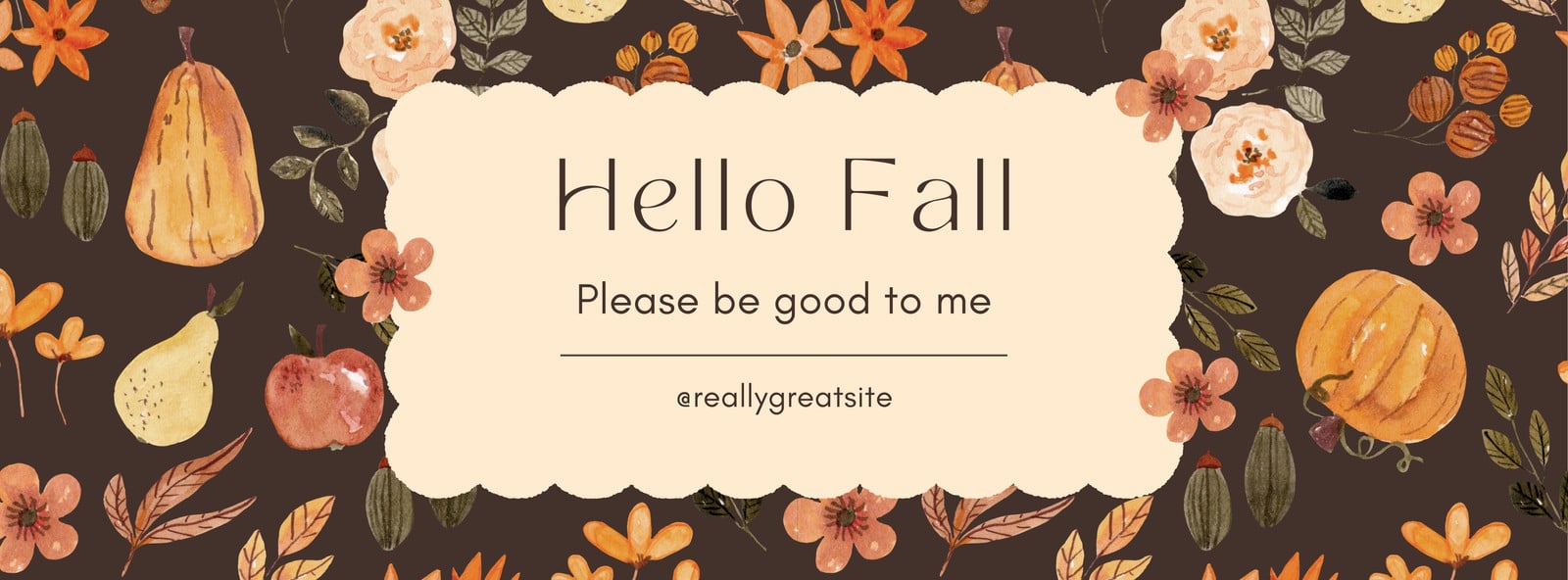 fall Facebook cover photo