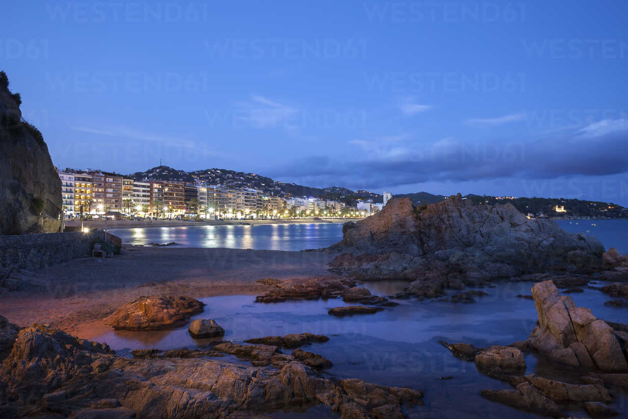 Spain, Catalonia, Lloret de Mar town