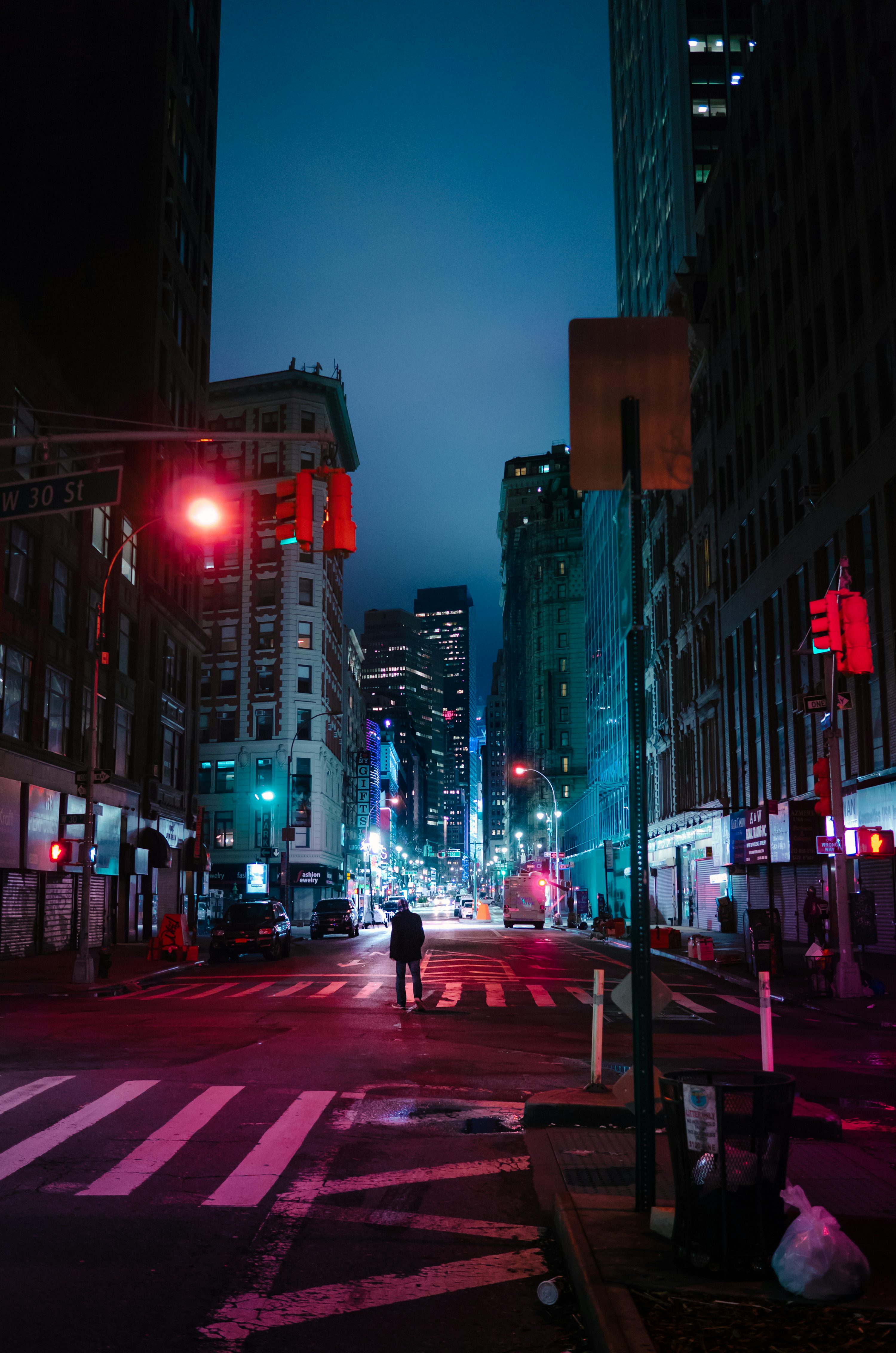 Night City Street Picture. Download