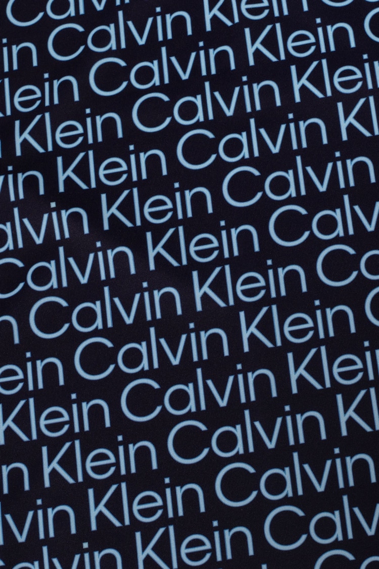 Calvin Klein Golf Blue Print Polo Shirt