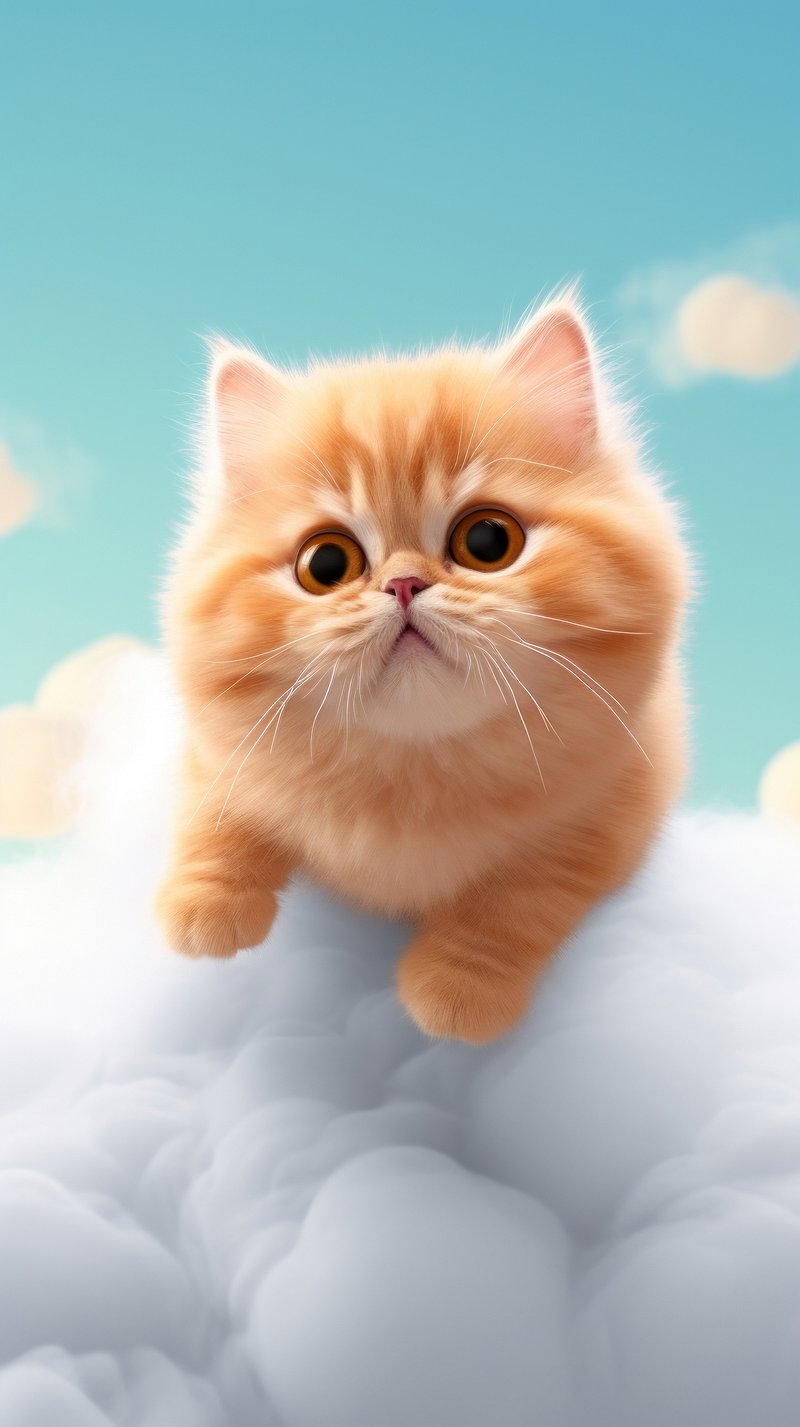 Wallpaper Background Of A Cat Image