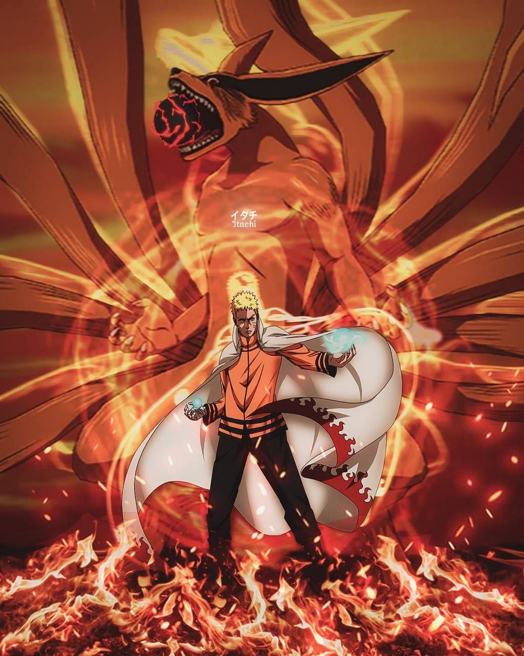 Naruto And Kurama wallpaper