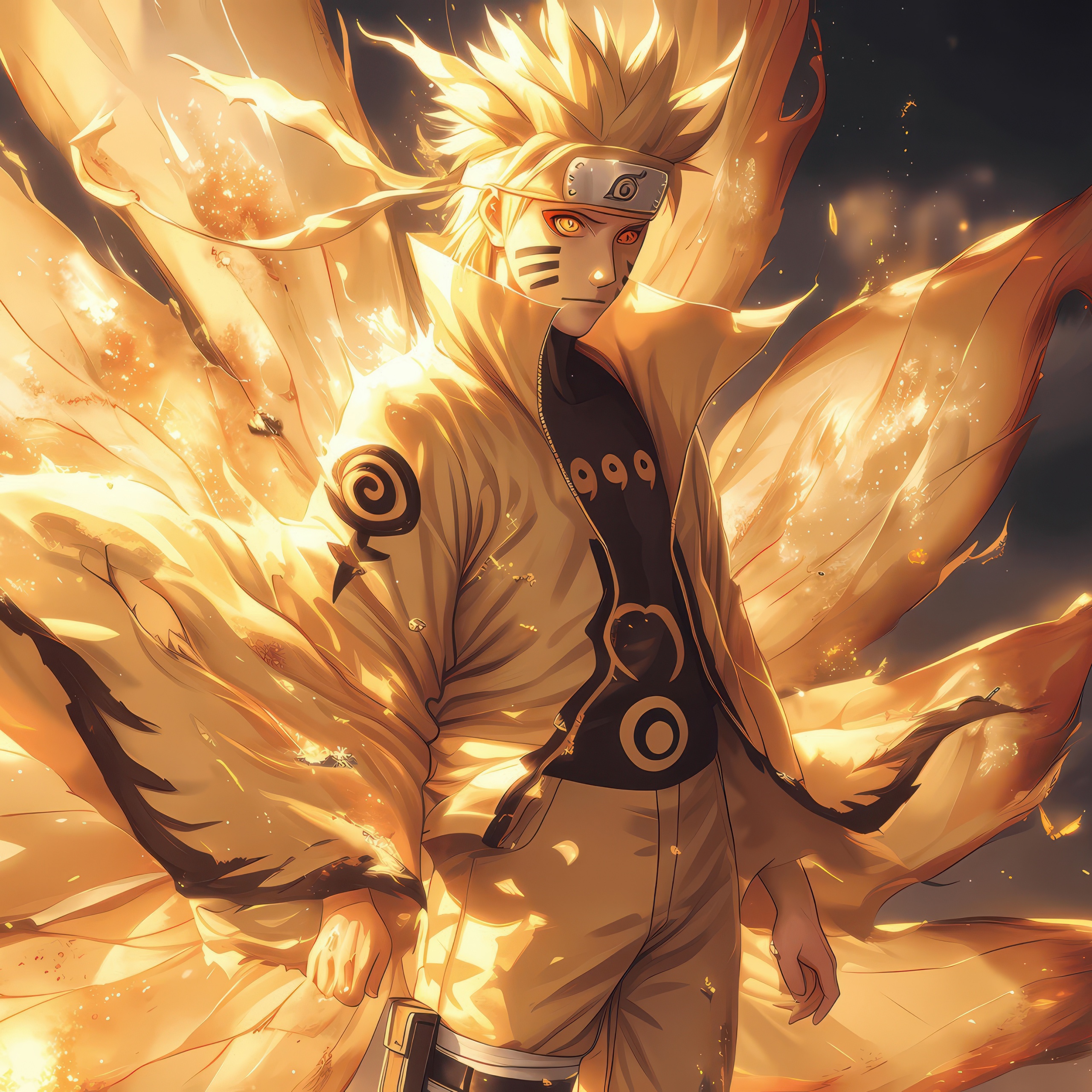 Naruto Uzumaki Wallpaper 4K, Kurama, 5K