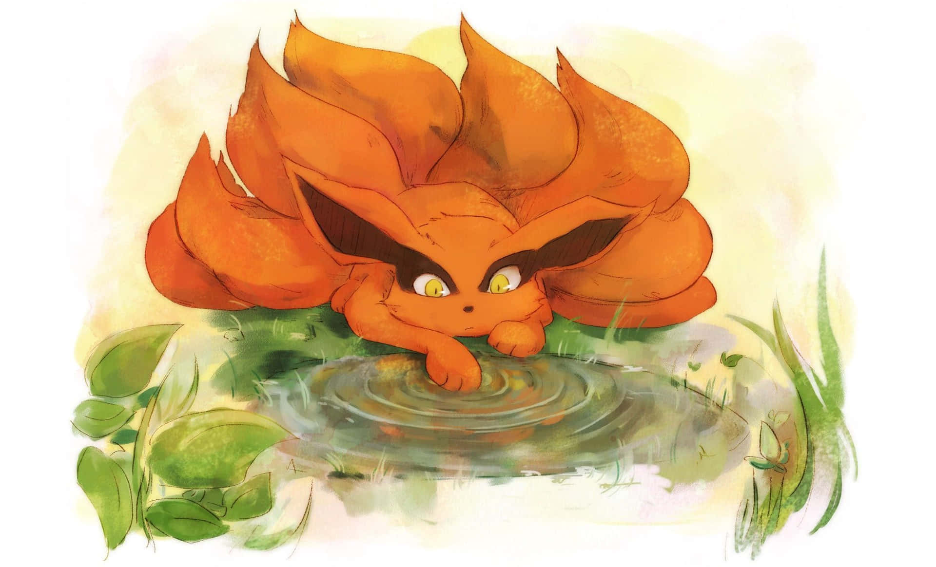 Cute Kurama Wallpaper