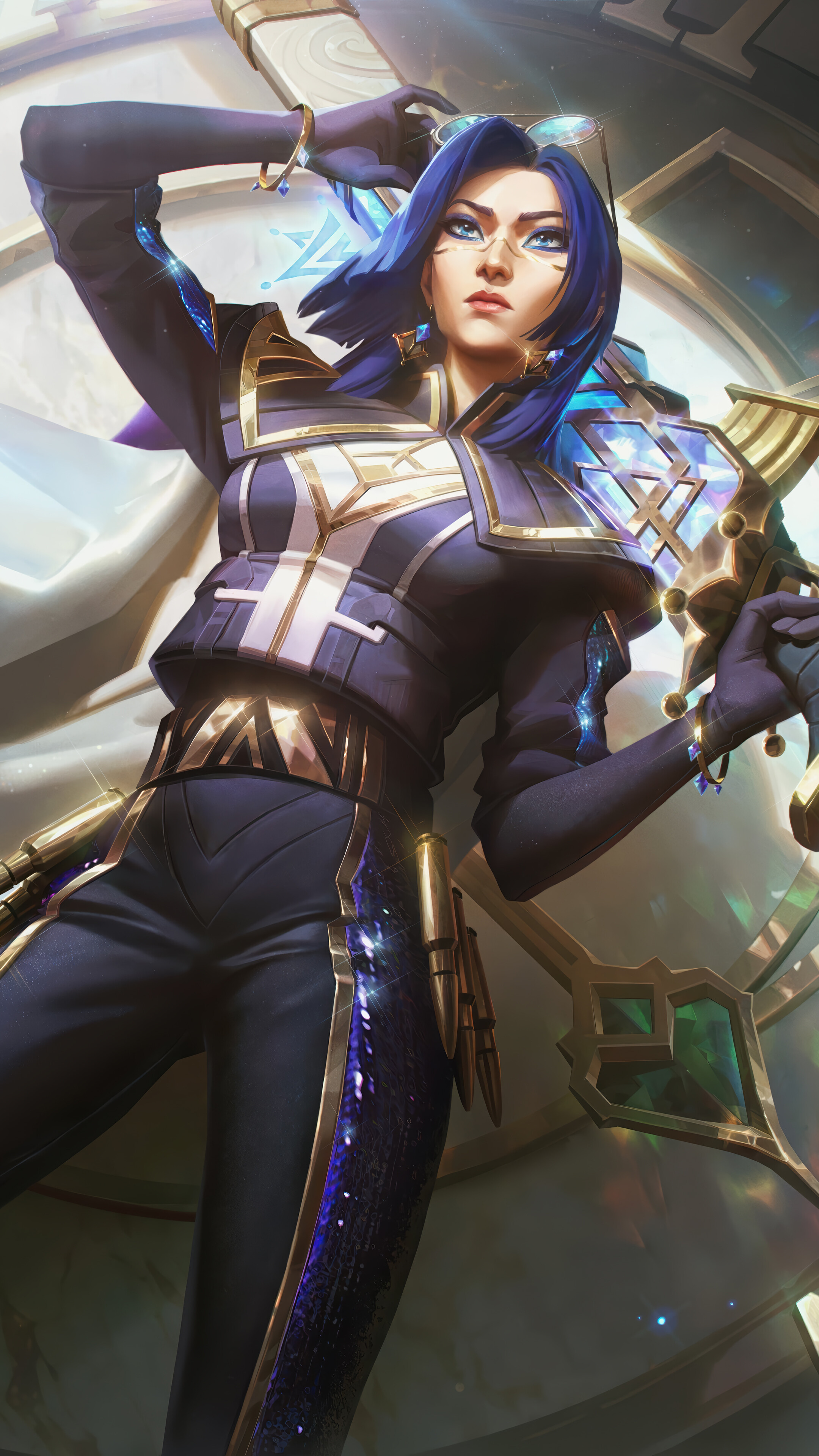 Caitlyn Arcane Commander Prestige Skin