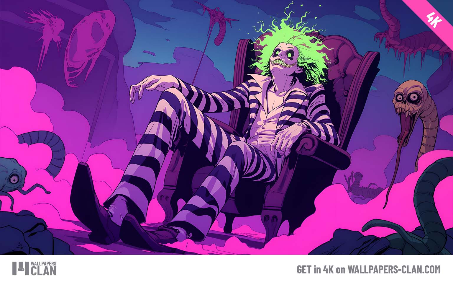 Beetlejuice Dark Fantasy Wallpaper