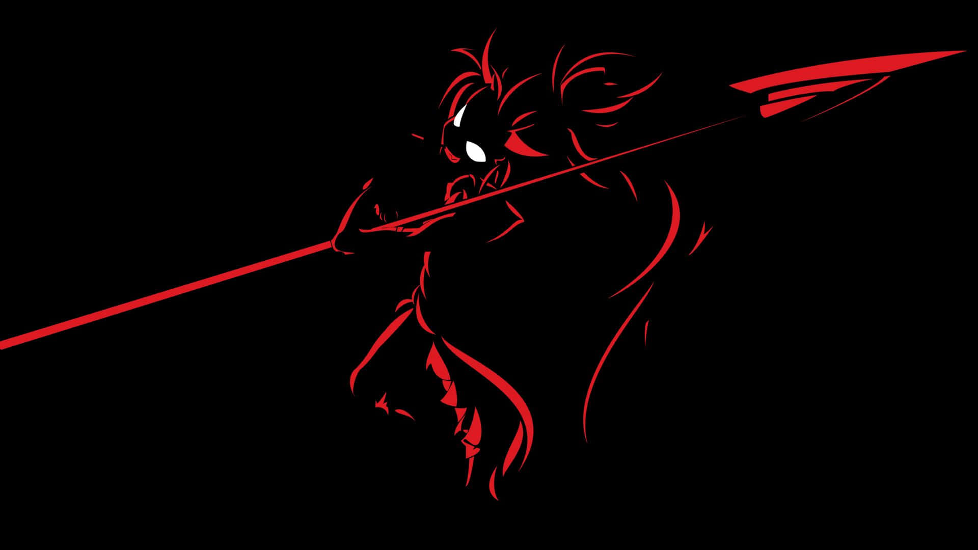 Black And Red Anime Wallpaper