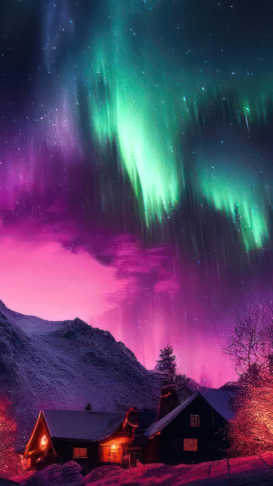 Northern Lights Aurora Borealis Night