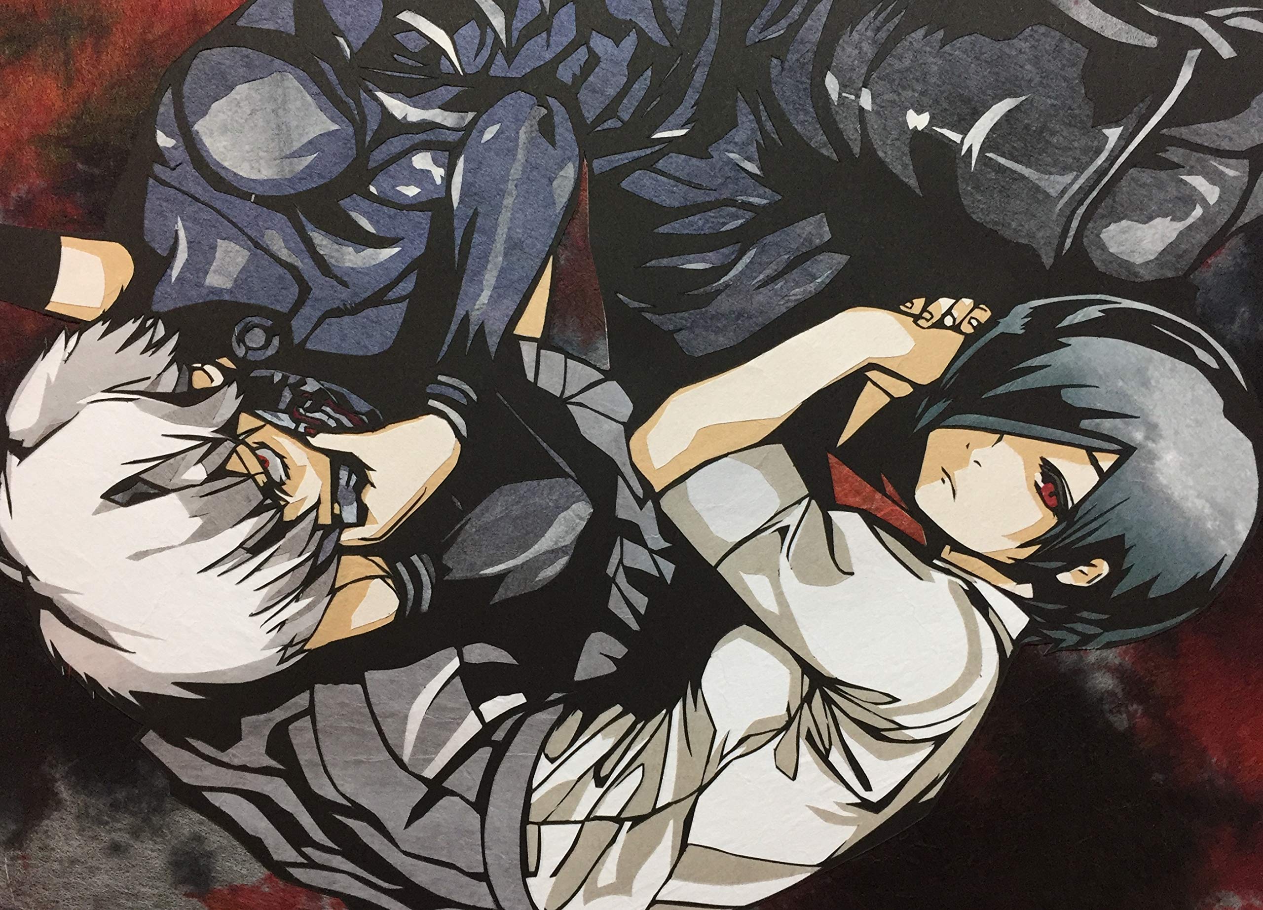 Anime Tokyo Ghoul Ken Kaneki Touka