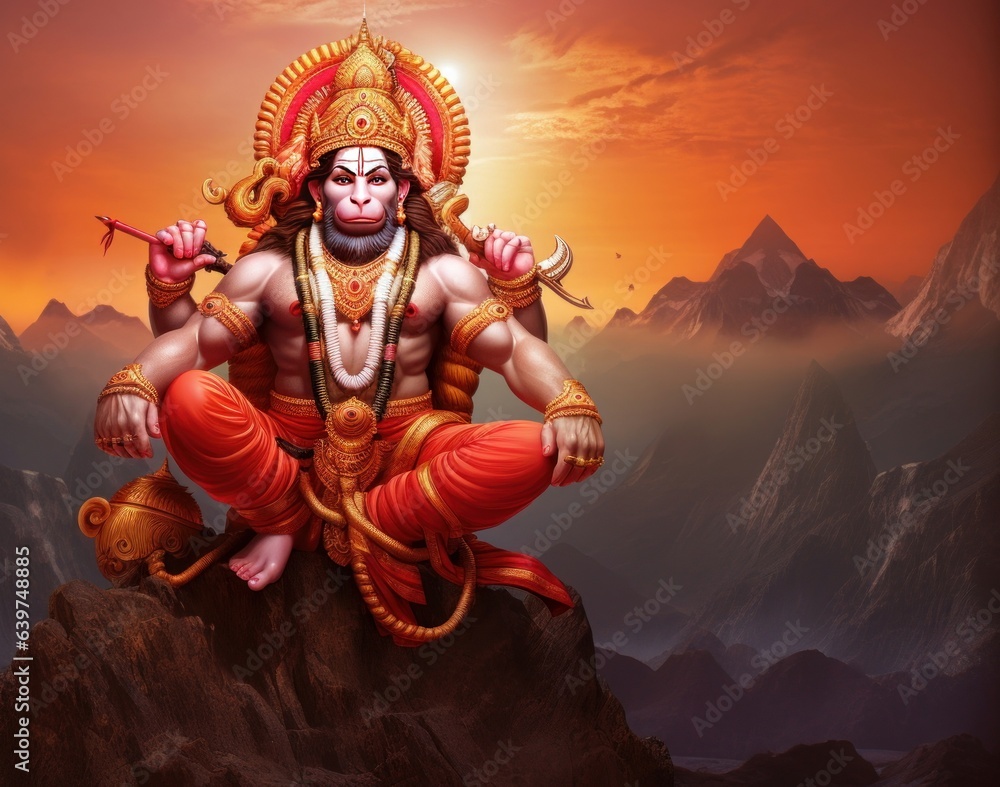 Hanuman, Indian god Hanuman ji