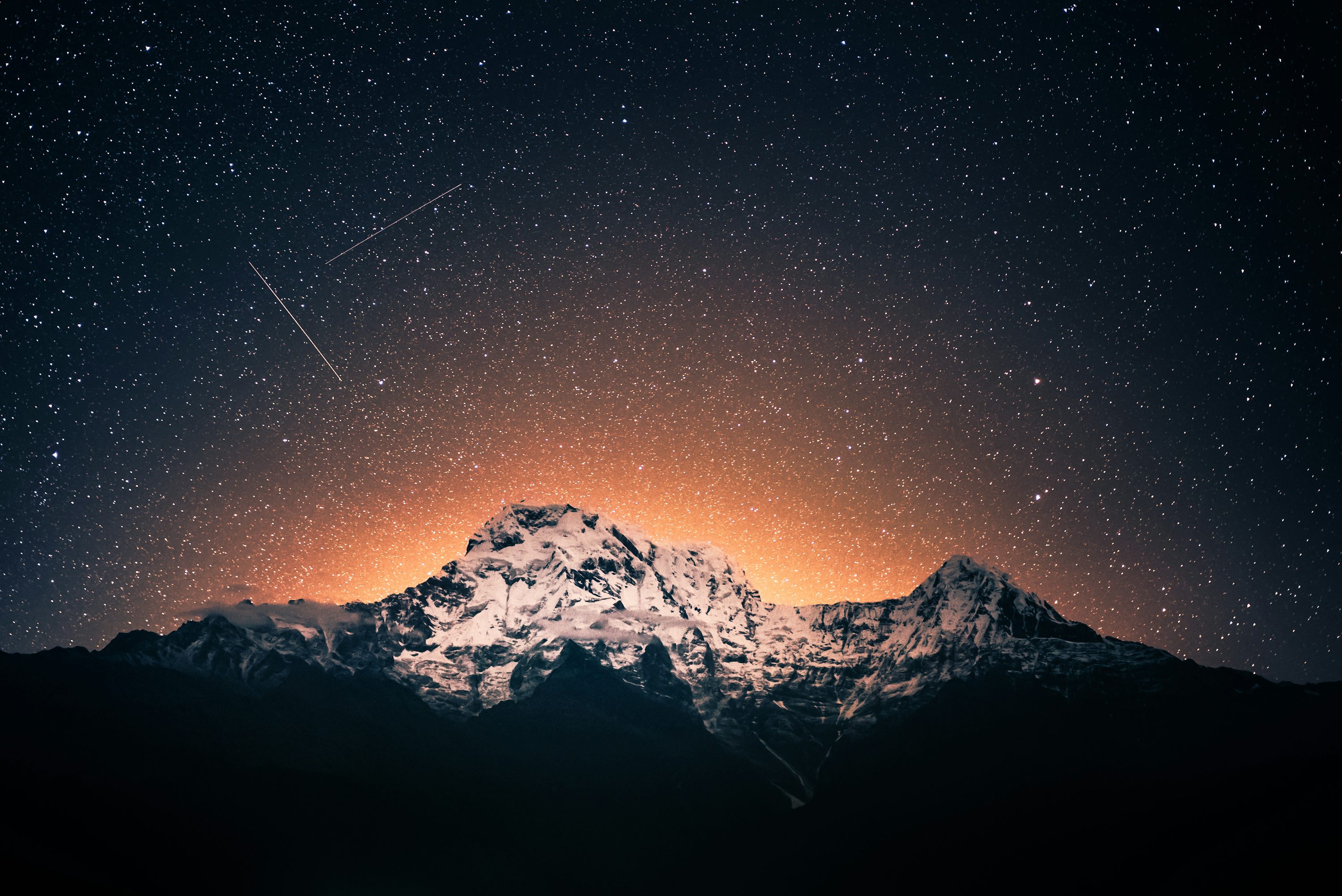 Mountains Night Picture. Download