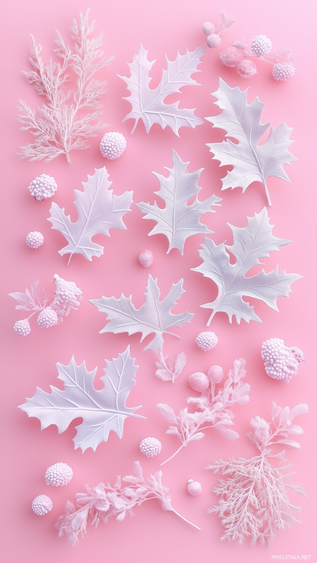 Pink Christmas Wallpaper For iPhone
