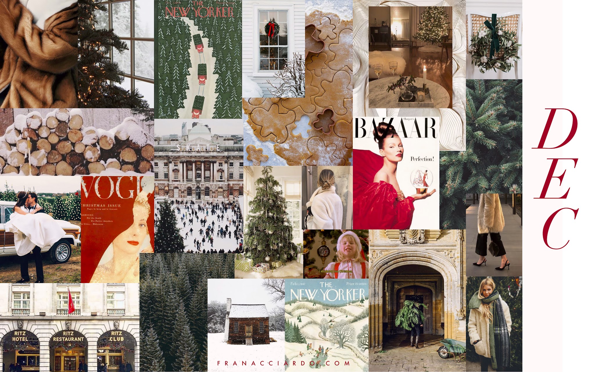 December Moodboard (Desktop Wallpaper!)