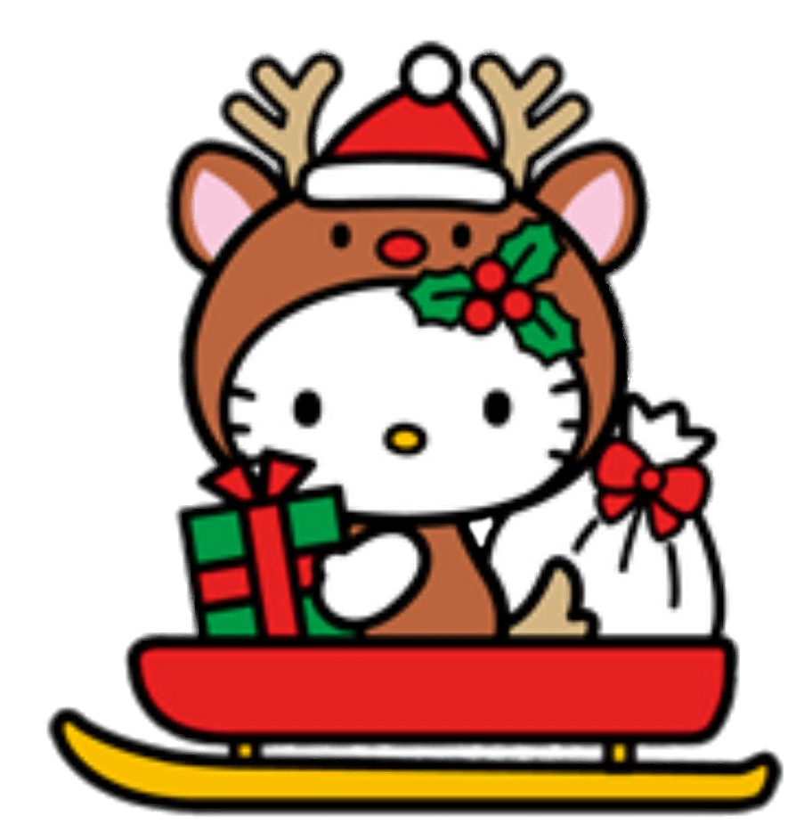 Hello Kitty Christmas Reindeer