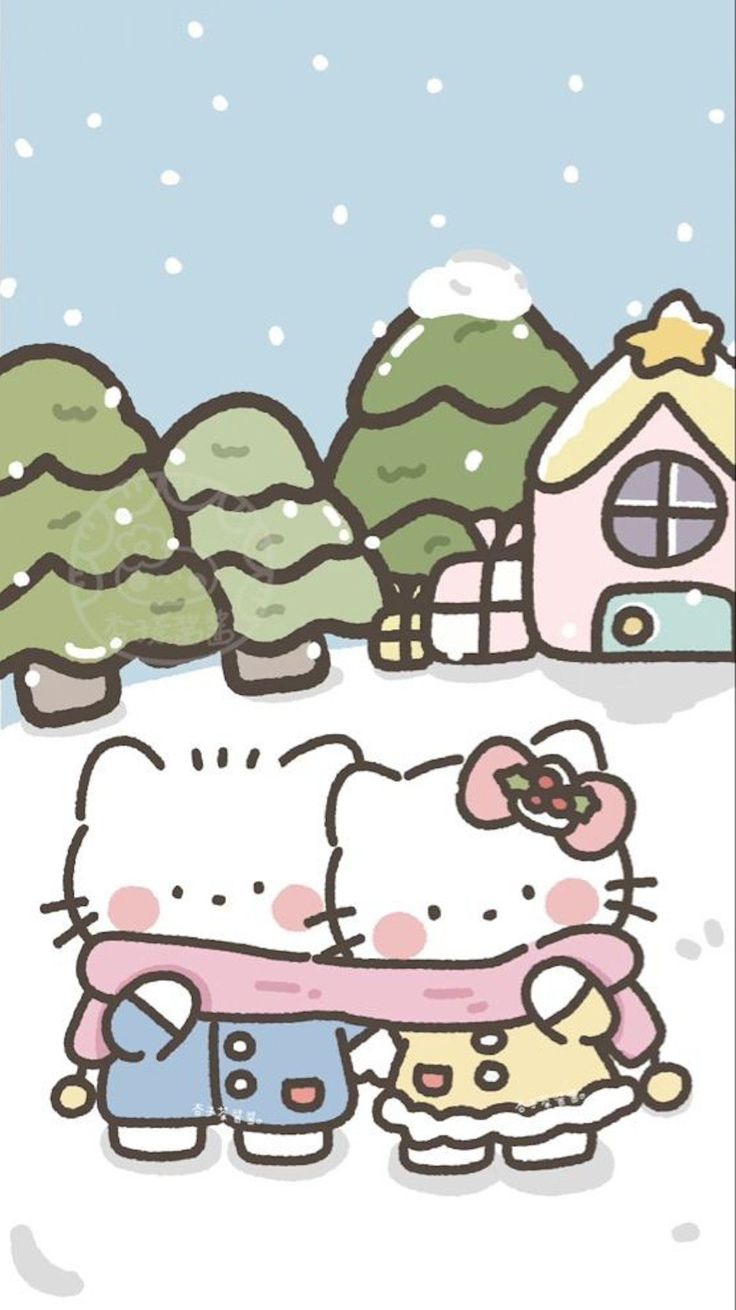 hello kitty christmas pfp gif hello