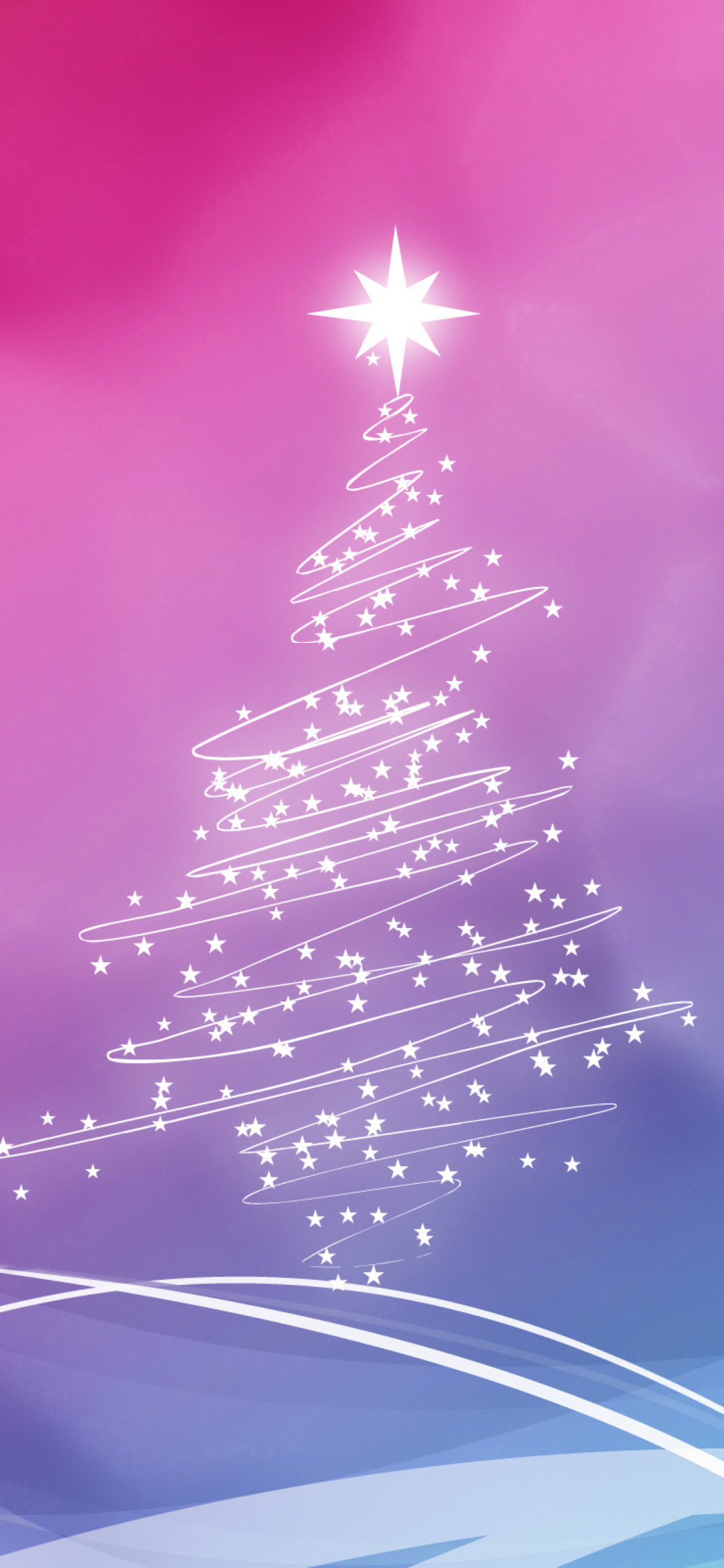 Download Star Pink Christmas Tree