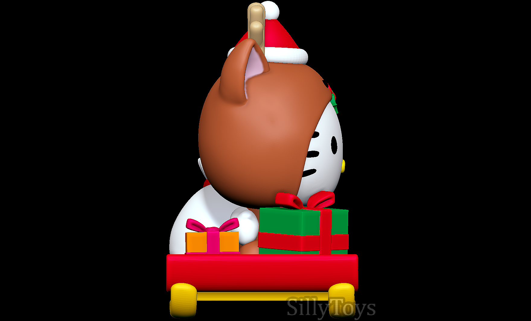 3D file Hello Kitty Christmas