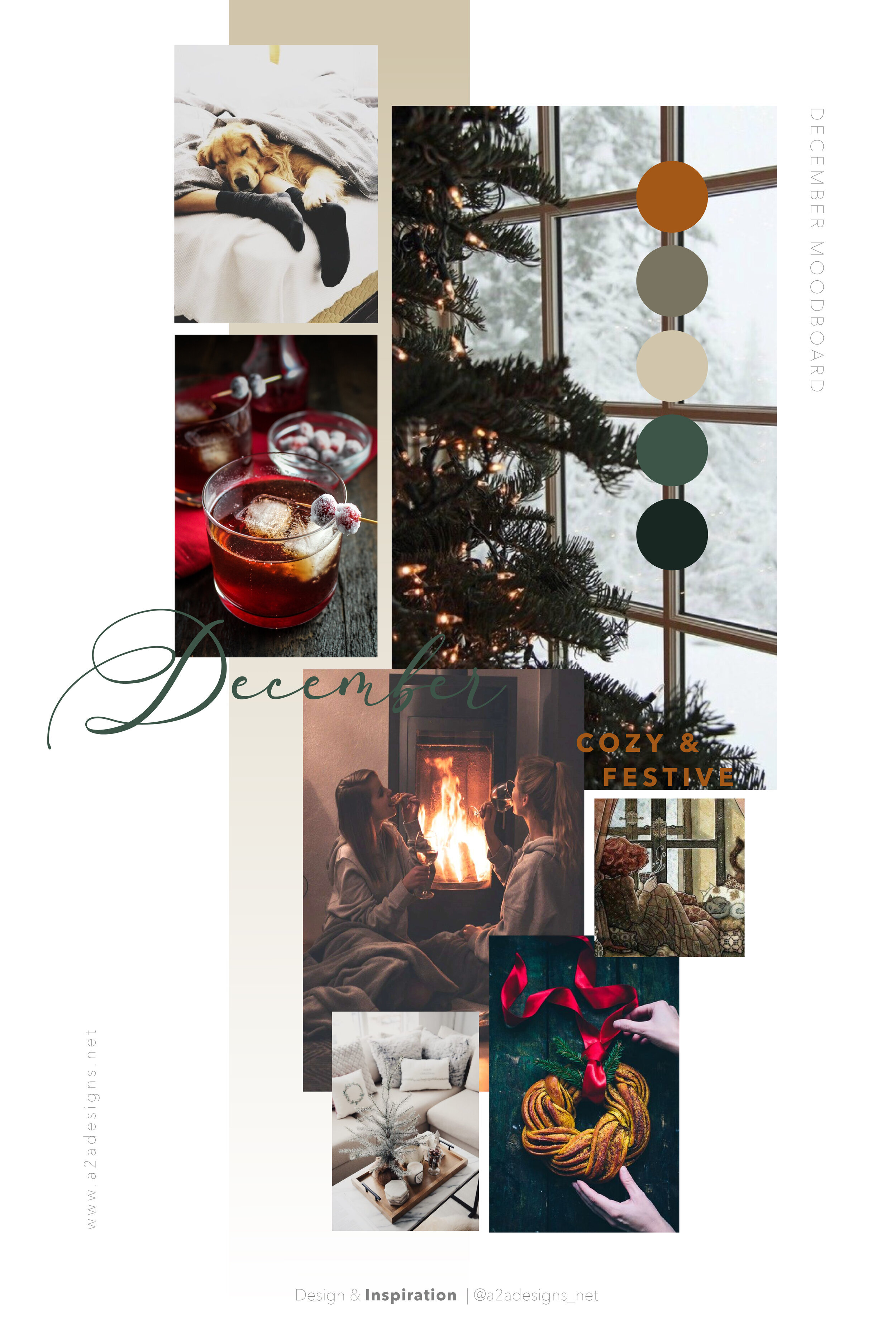 December Moodboard + Monthly Goals