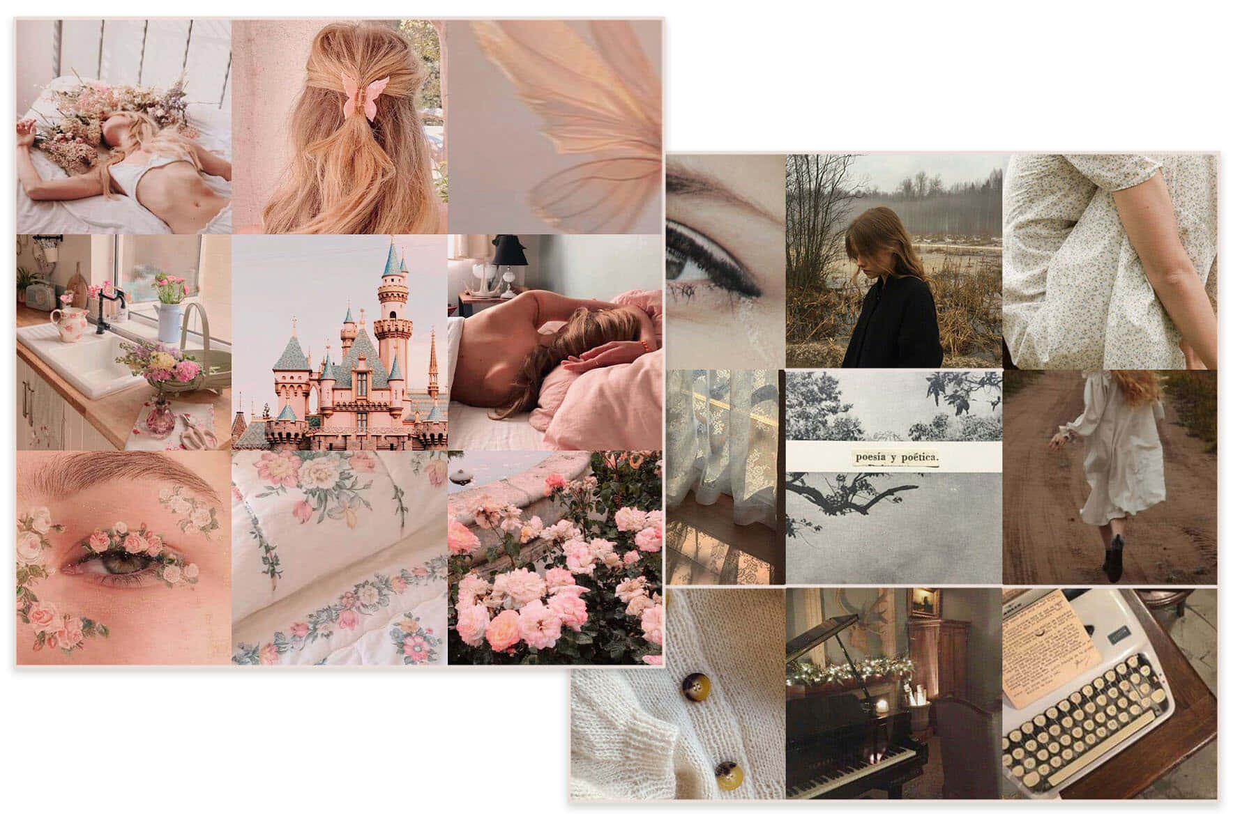 Aesthetic Moodboard Wallpaper