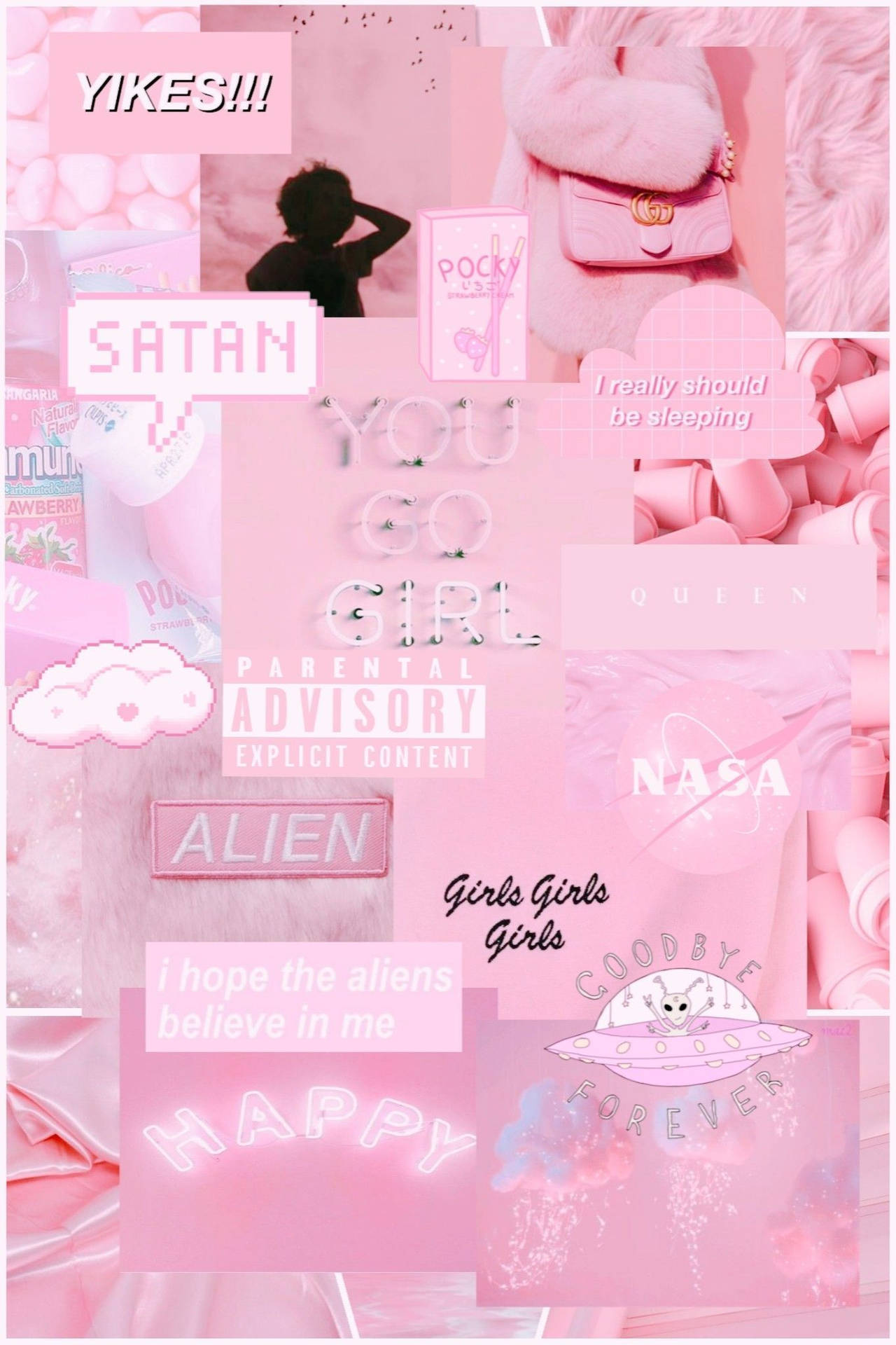 Aesthetic Girly Supernatural Mood Board