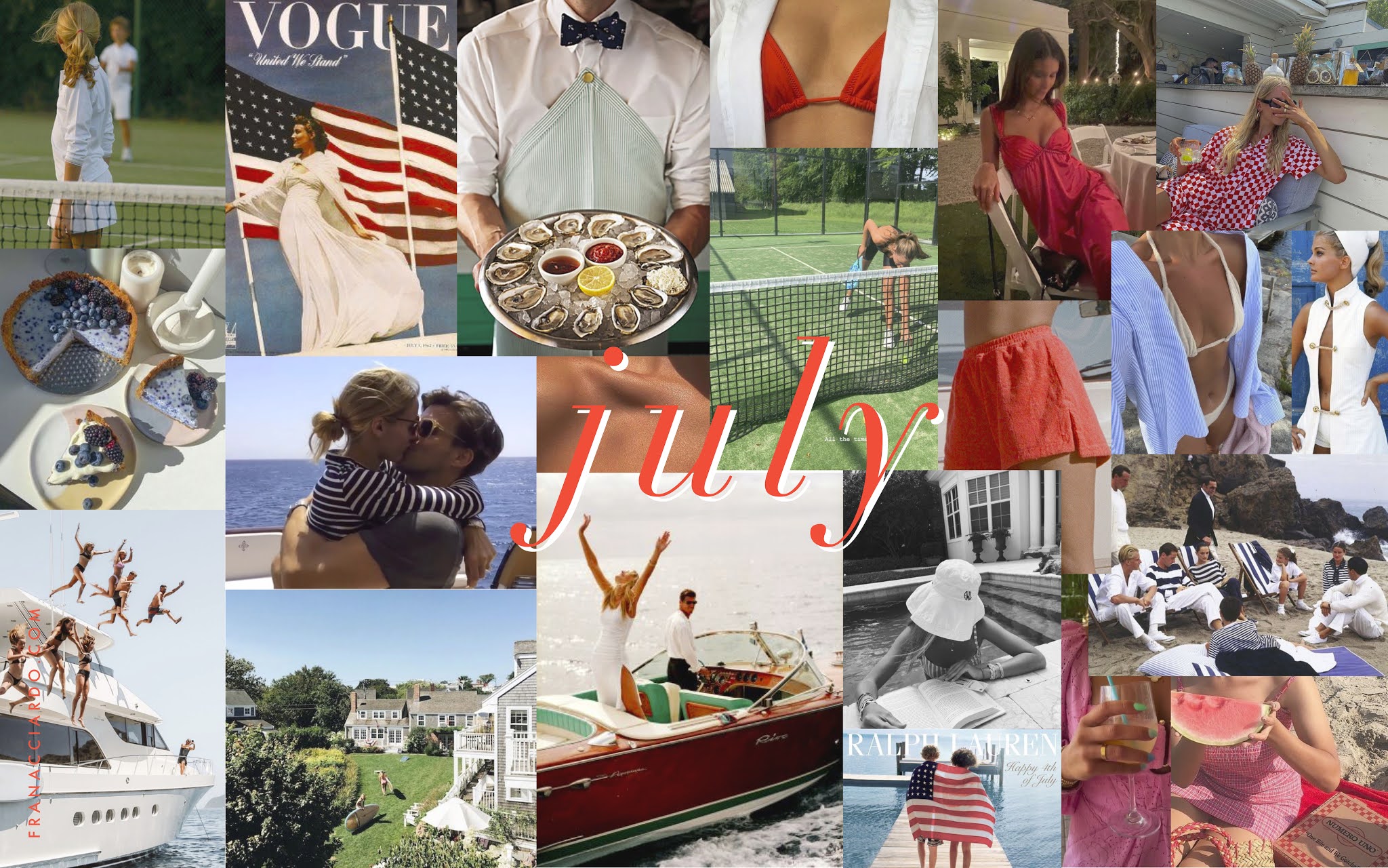 July Moodboard (Desktop + iPhone Wallpaper)