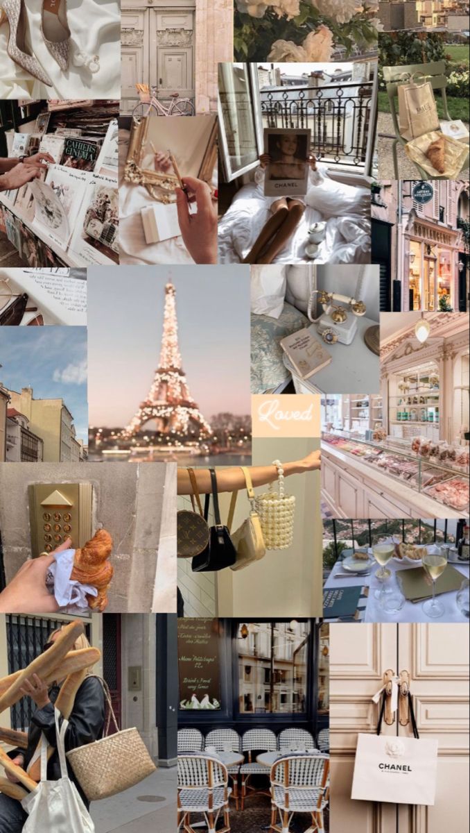 Paris mood board aesthetic