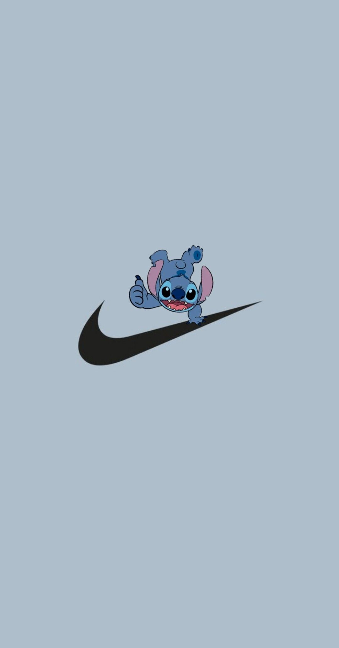 Cute stich nike wallpaper #blue #nike
