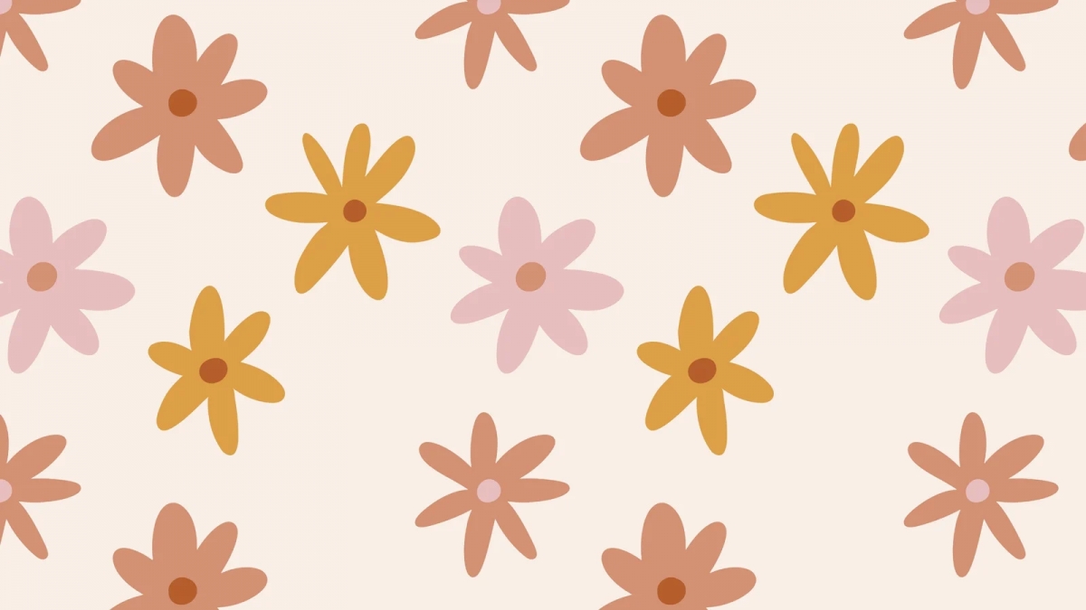 Muted Flowers Pattern