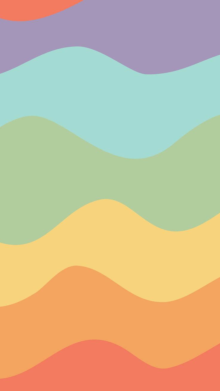 Phone wallpaper. 'muted rainbow