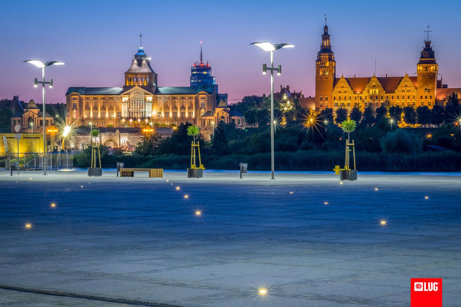 Boulevard, Szczecin, Poland. LUG Light