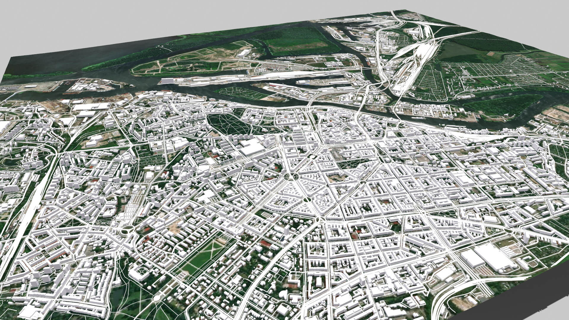 Cityscape Szczecin Poland