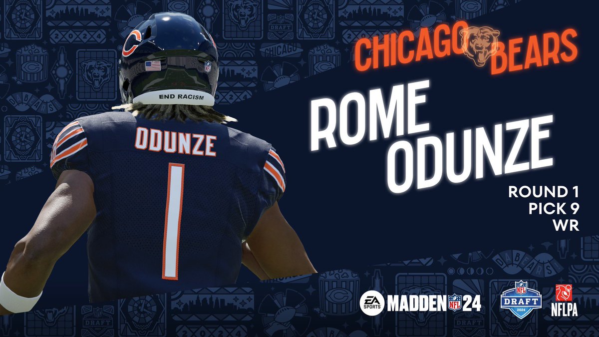 Rome Odunze'm in Madden NFL 24