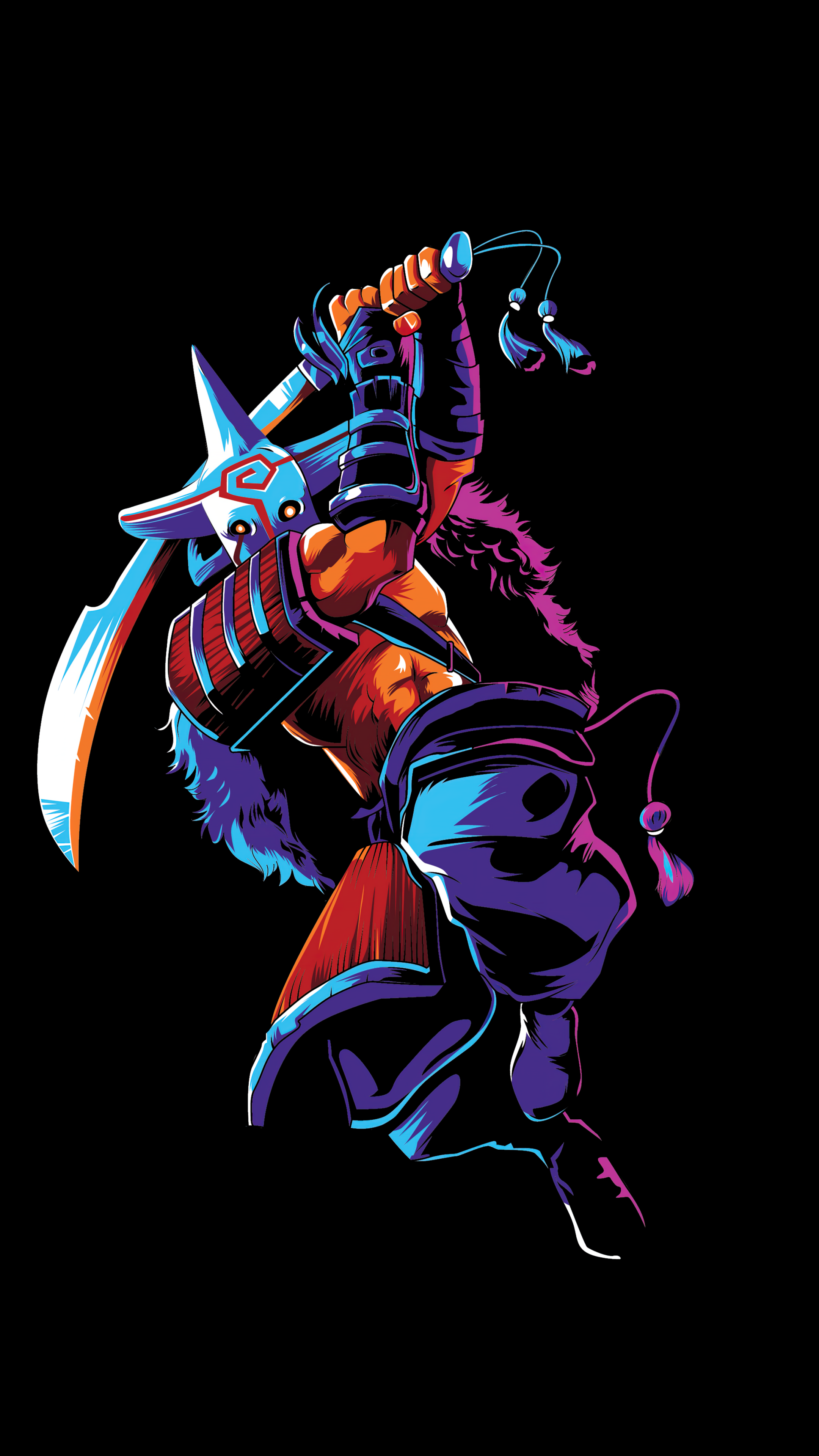 Juggernaut Wallpaper 4K, Dota 2, AMOLED