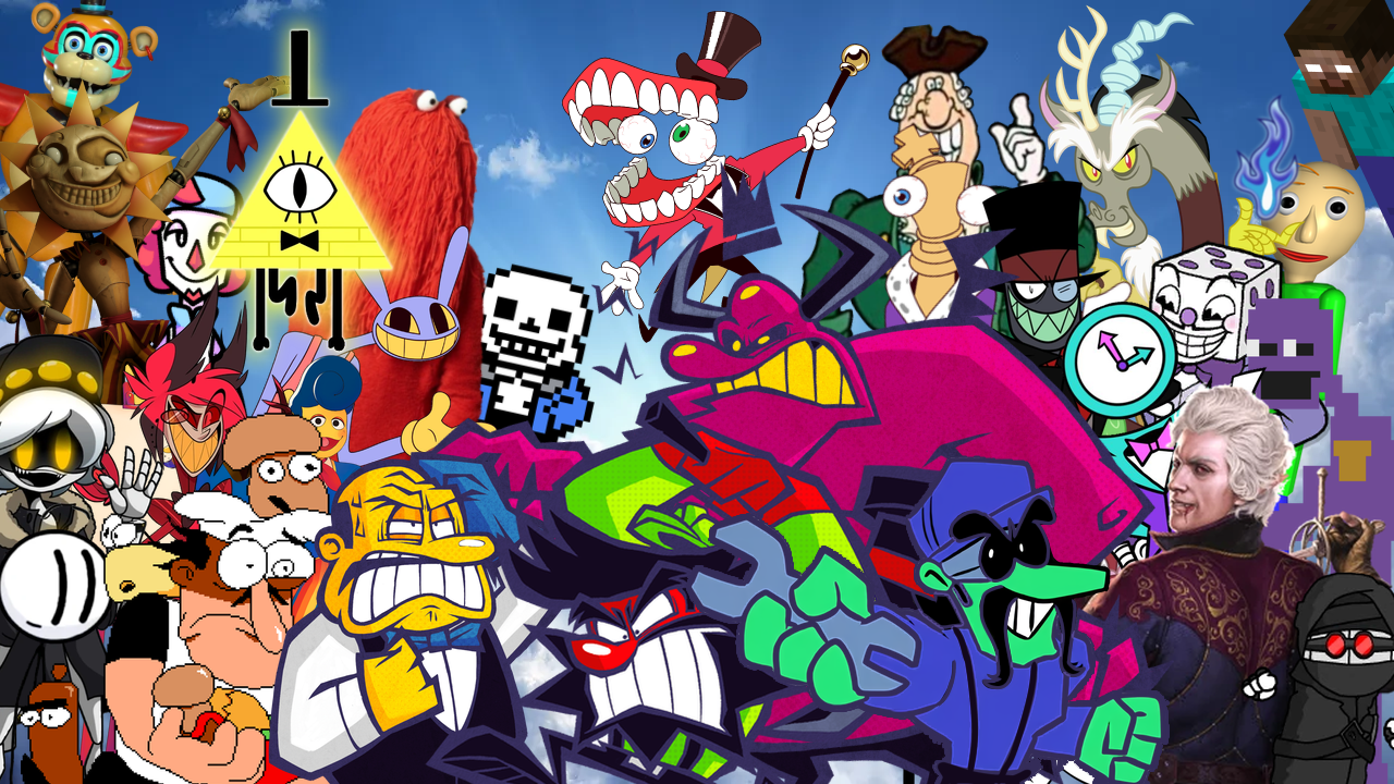 Imagine AntonBlast Characters Become