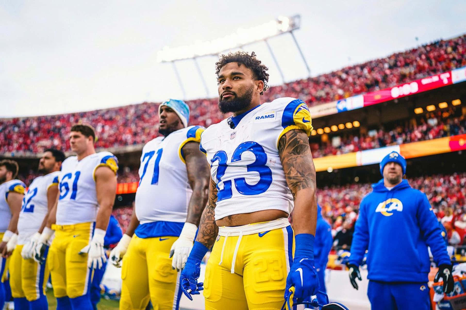 Kyren Williams Rams Game Day Wallpaper